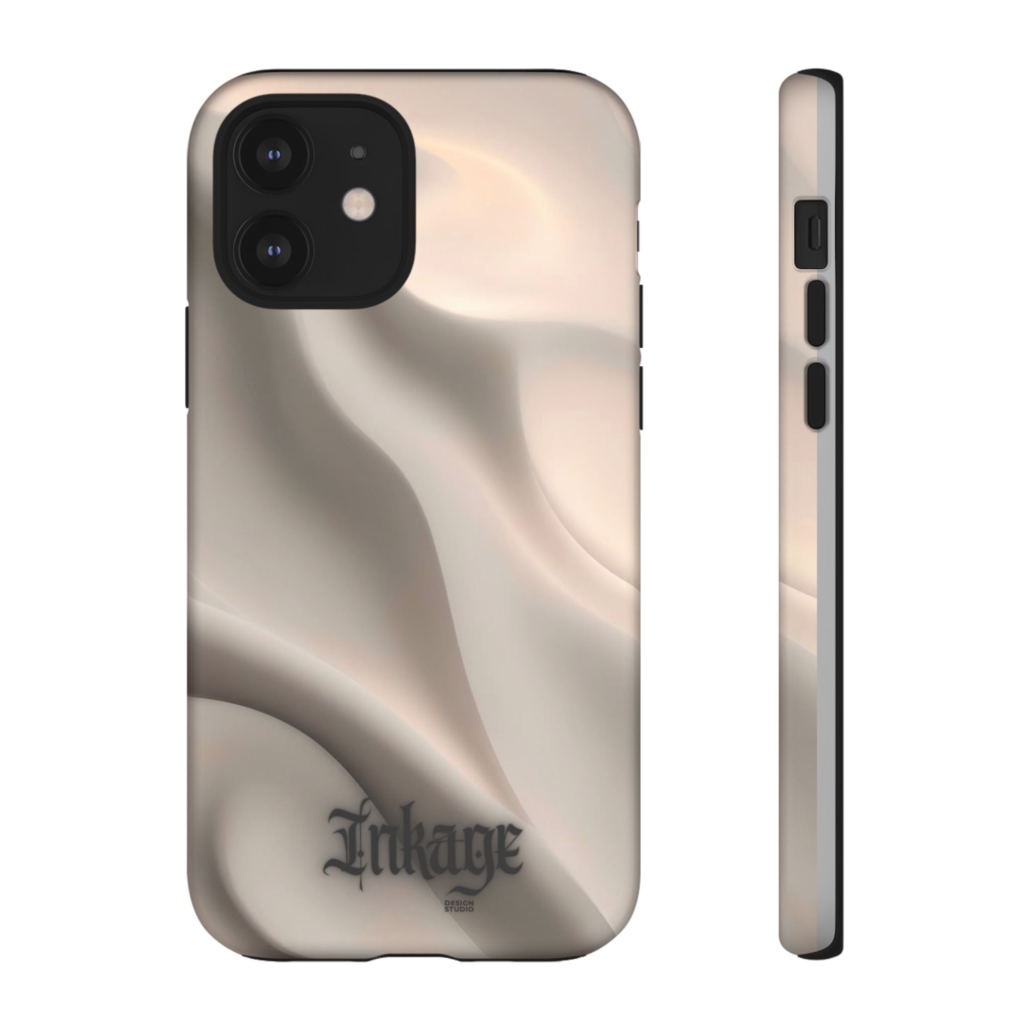 Beige Wavy Flow Tough Phone Case (Minimal)