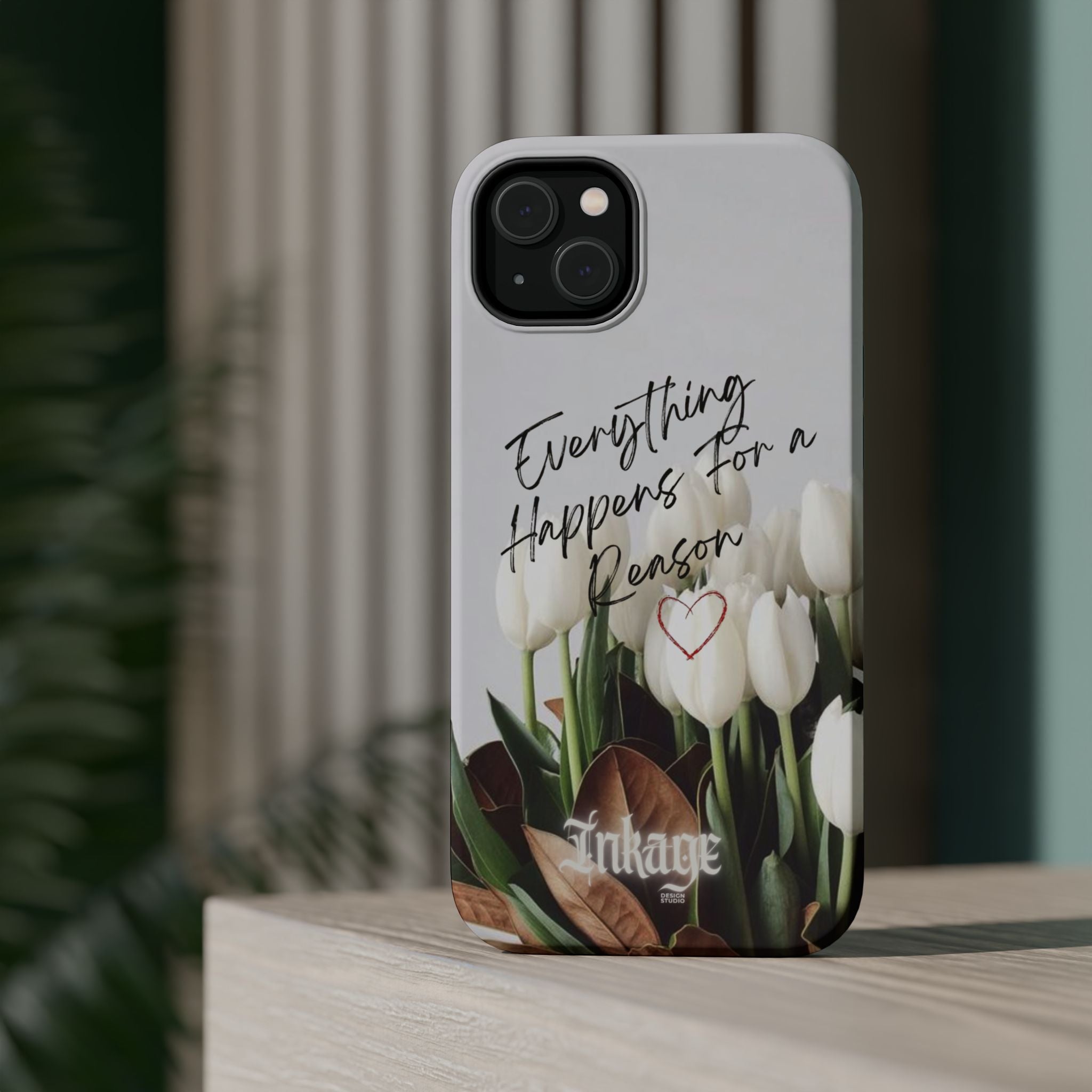 "Everything Happens for a Reason" Quote Magnetic Phone Cases