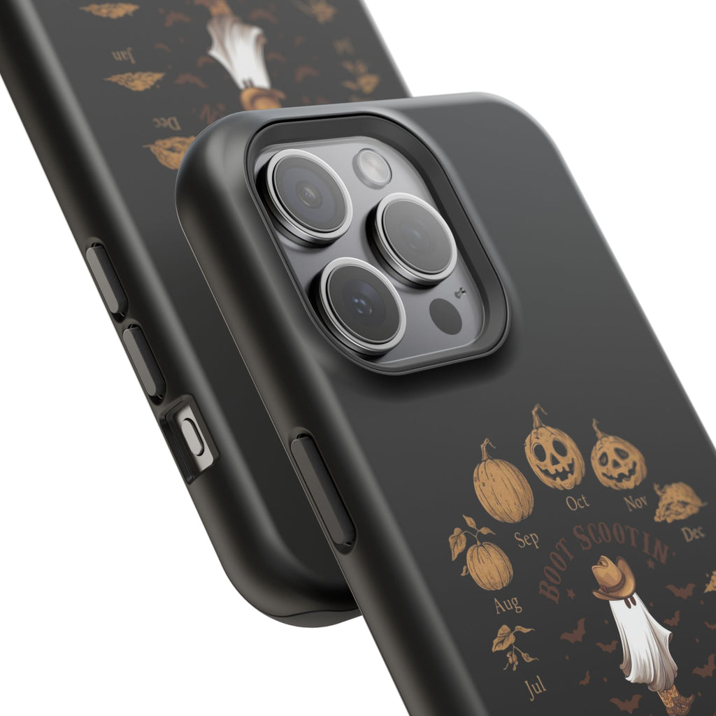 Spooky Boot Halloween Pumpkin Magnetic Phone Case (Season)