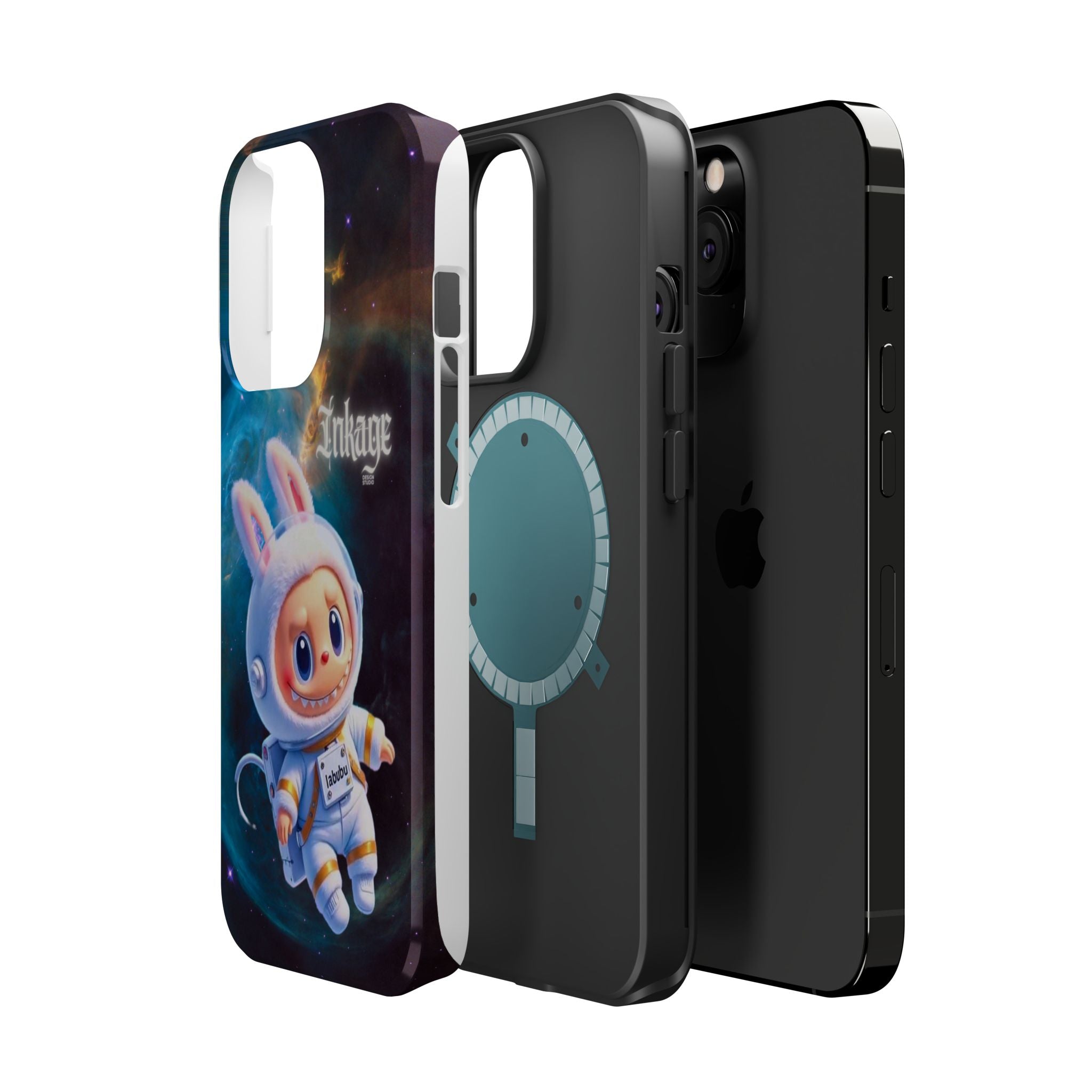 Labubu Astronaut Magnetic Phone Cases (Animation)