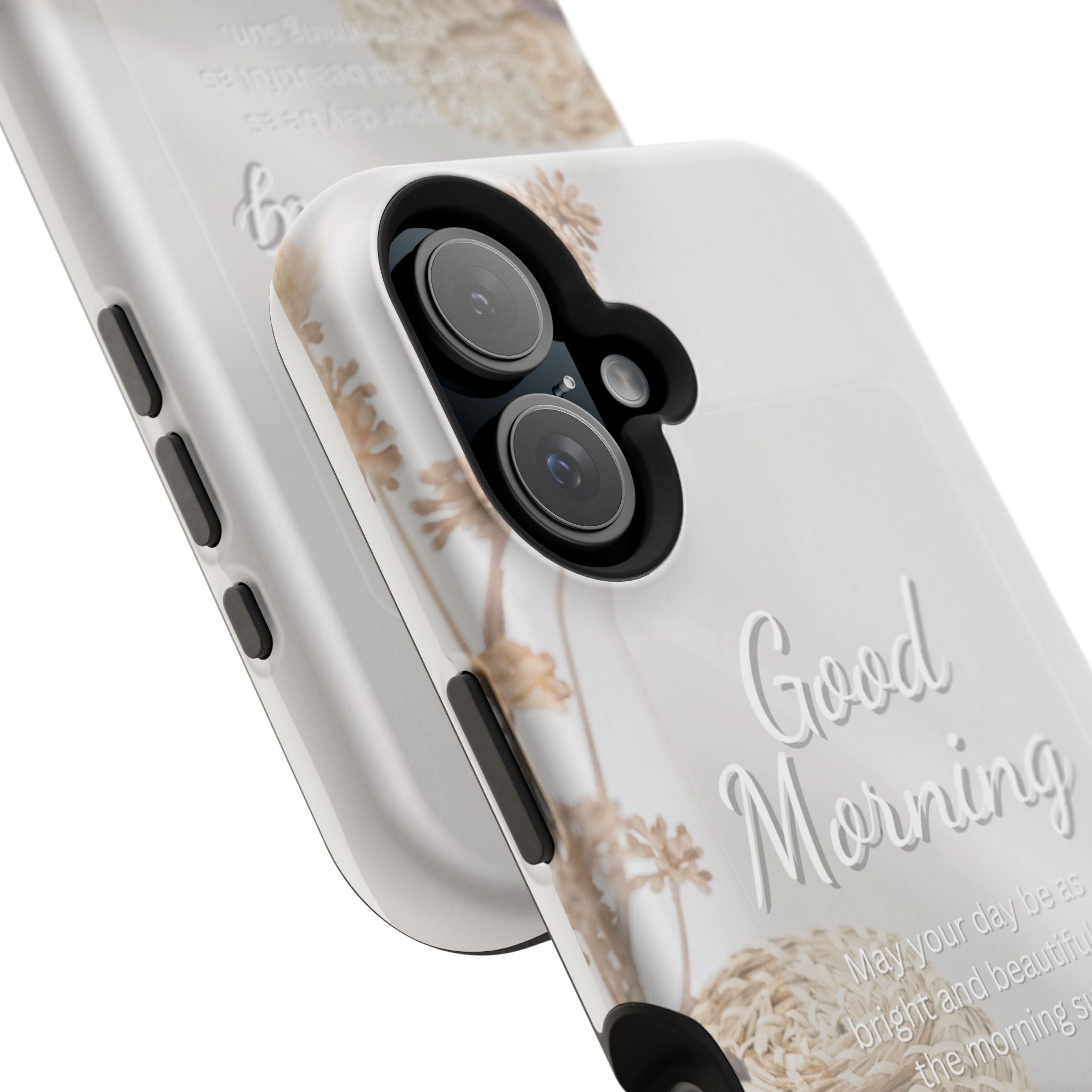 "Good Morning" Magnetic Phone Cases (Quote)