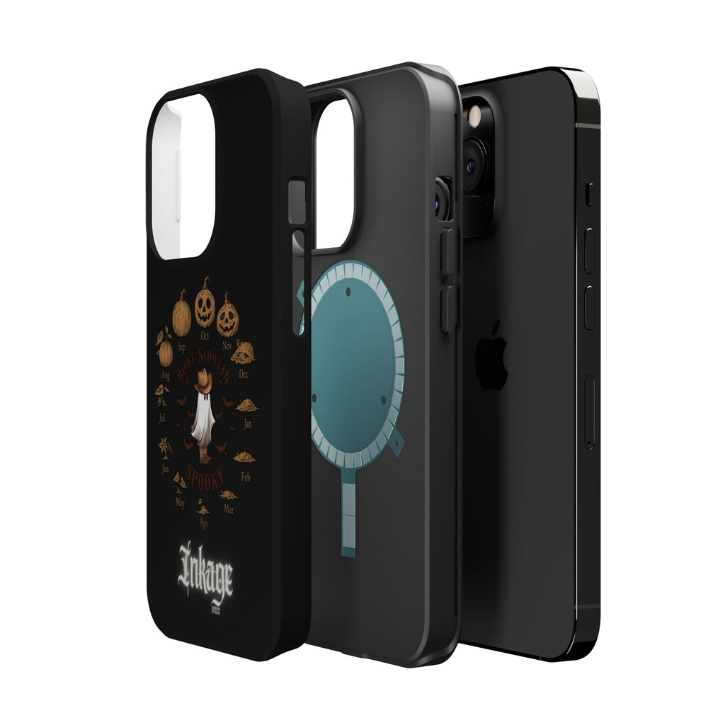 Spooky Boot Halloween Pumpkin Magnetic Phone Case (Season)