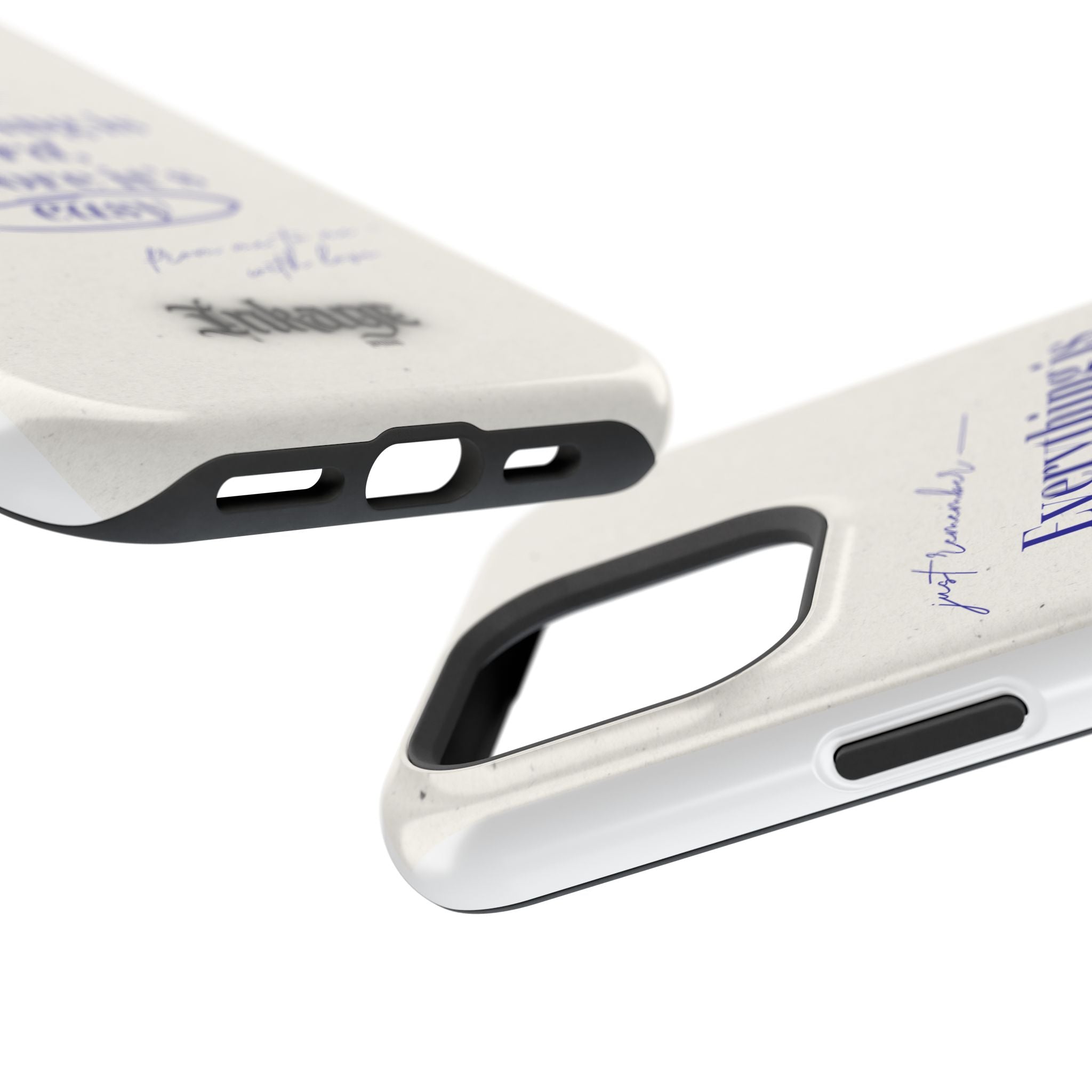 "Everything is hard, before it's easy" Magnetic Phone Case (Quote)