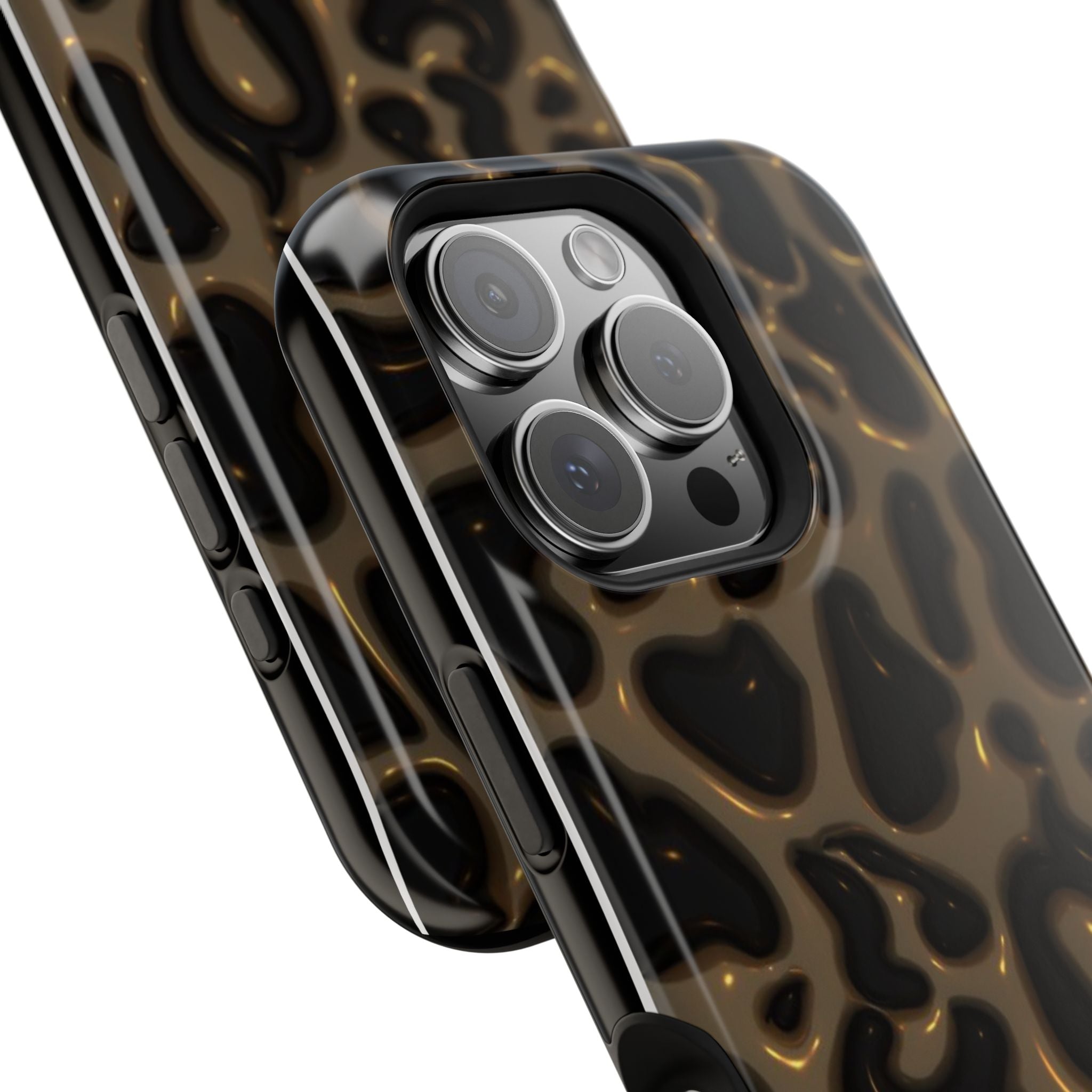 Leopard Print Magnetic Phone Cases (Minimal)