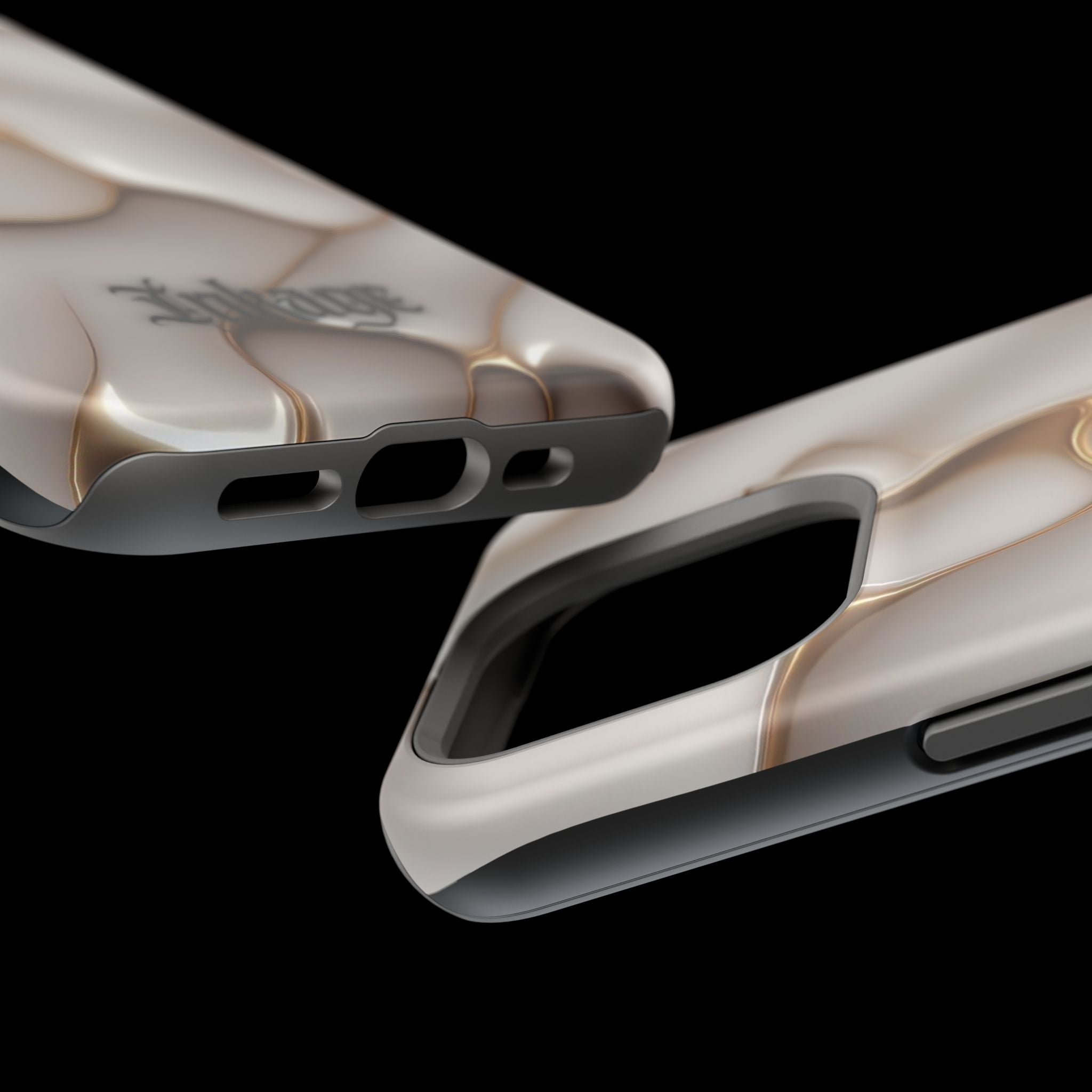 Golden Flow Magnetic Phone Cases (Minimal)
