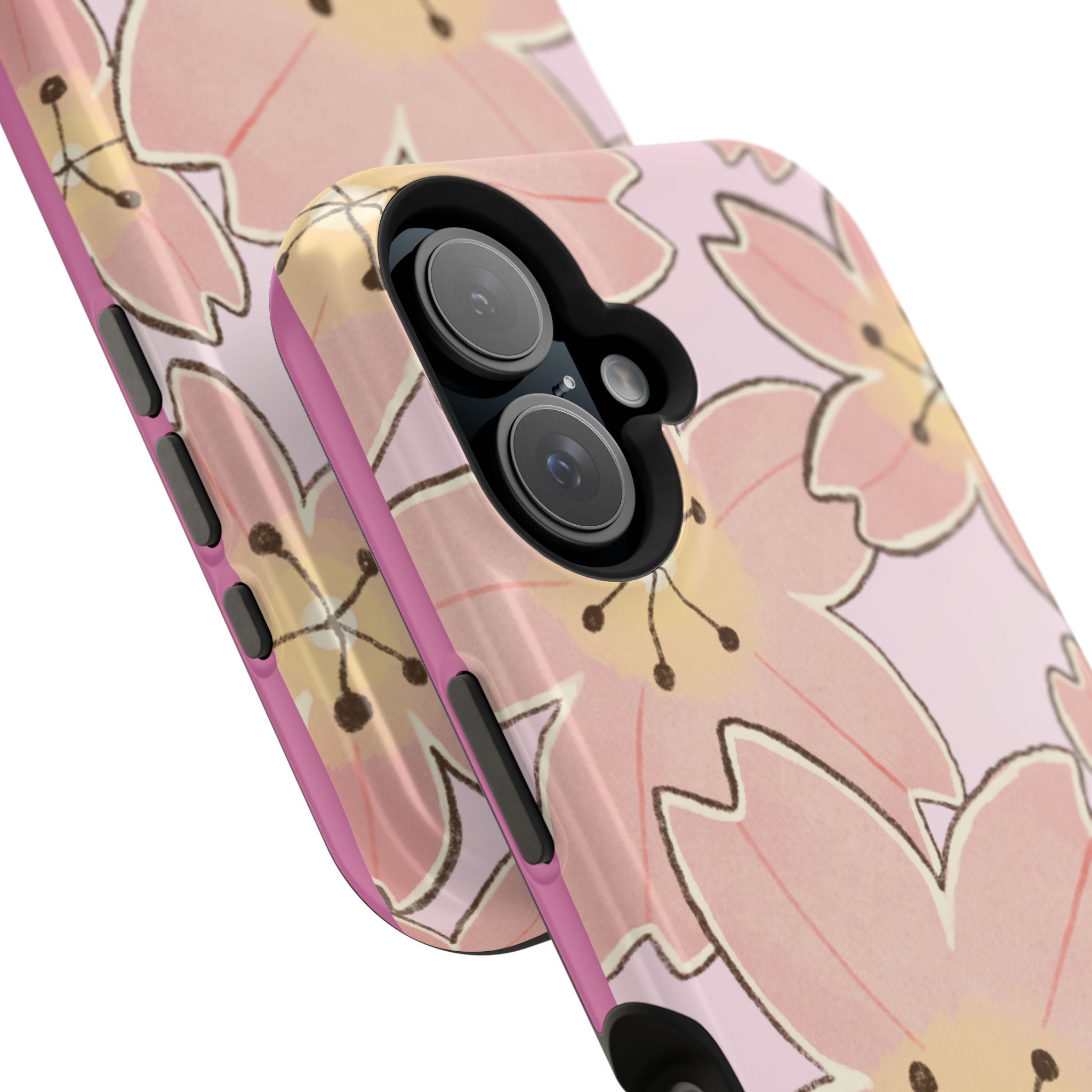 Charming Floral Magnetic Phone Cases (Minimal)