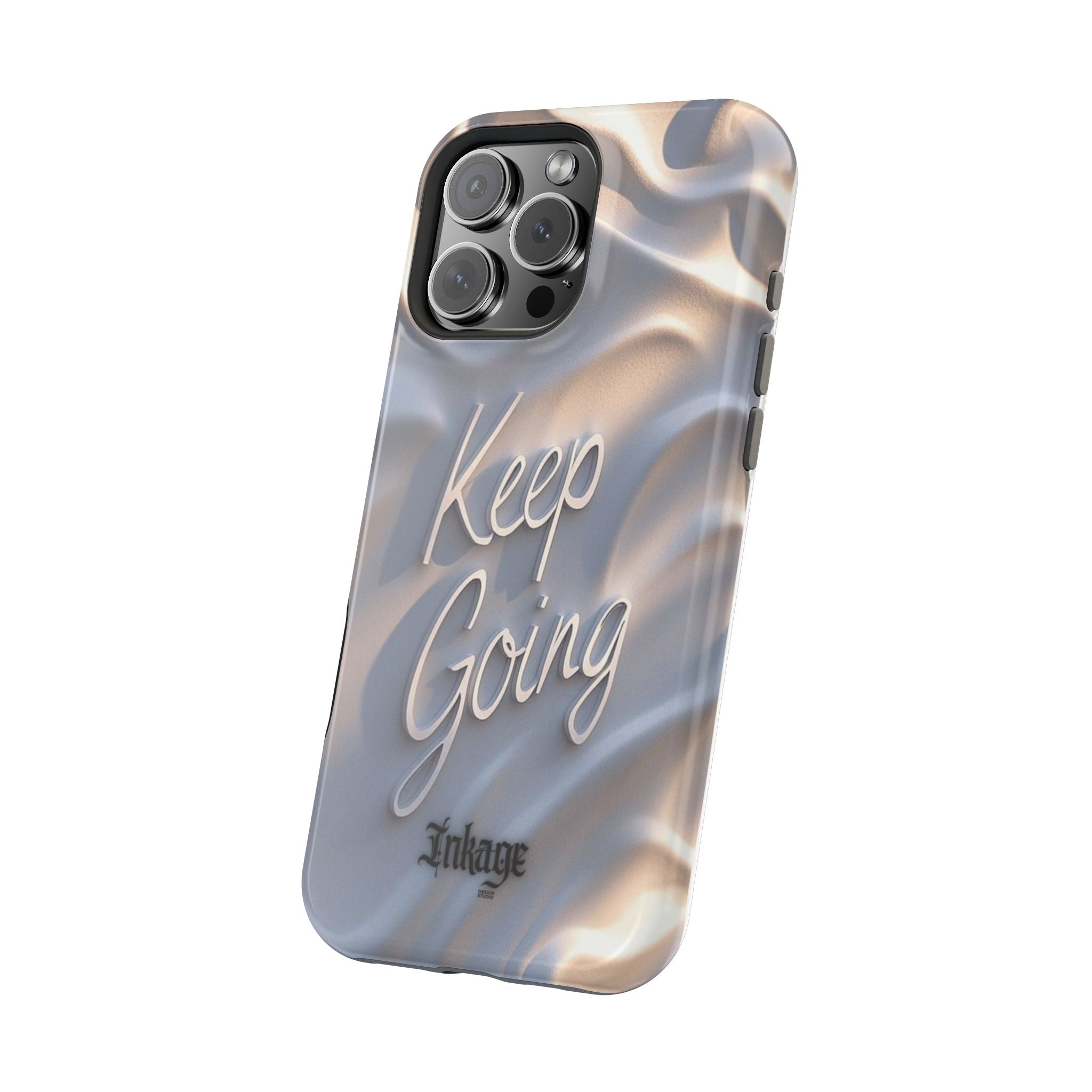 "Keep Going" Magnetic Phone Cases (Quote)