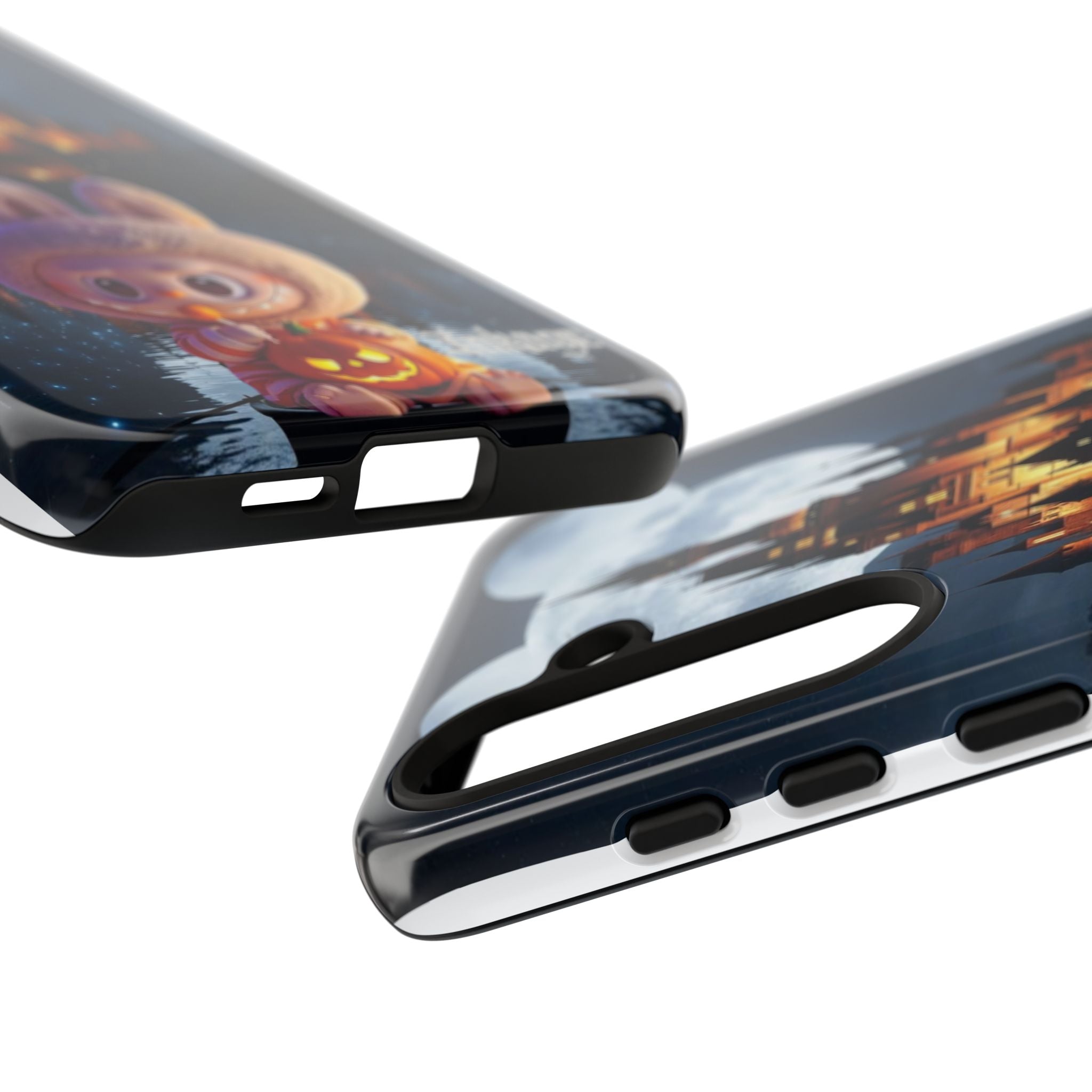 Labubu Halloween On Disney Boat Tough Phone Cases (Season, Animation)