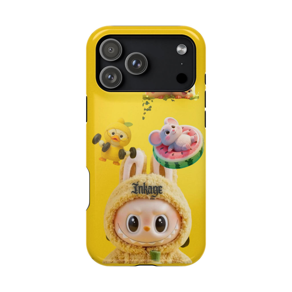 Yellow Cutie Labubu Magnetic Phone Cases (Animation)