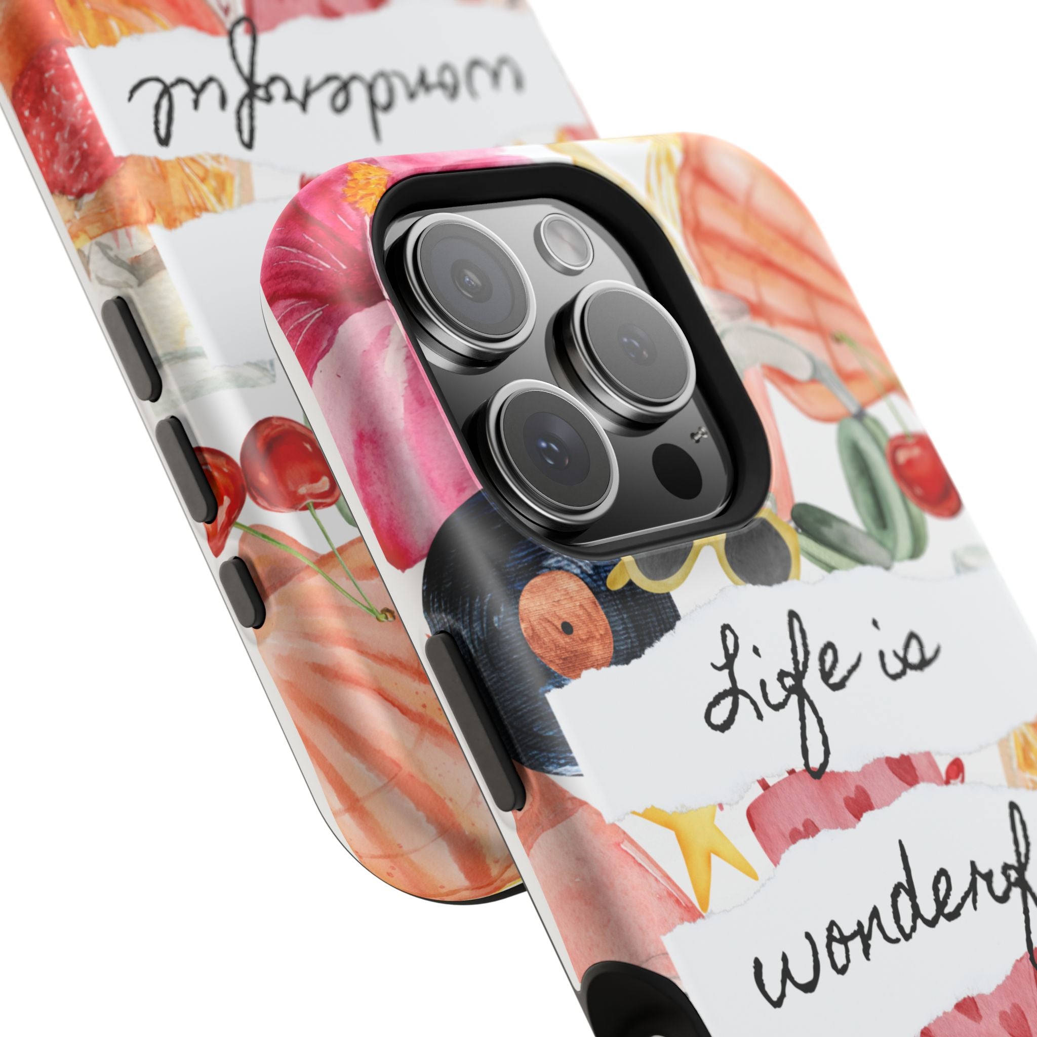 "Life is Wonderful" Quote Magnetic Phone Cases