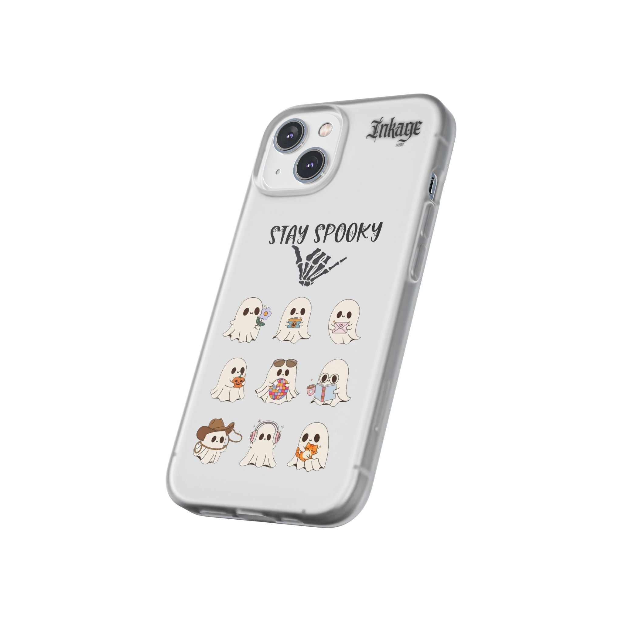 Stay Spooky Clear Phone Cases (Season)