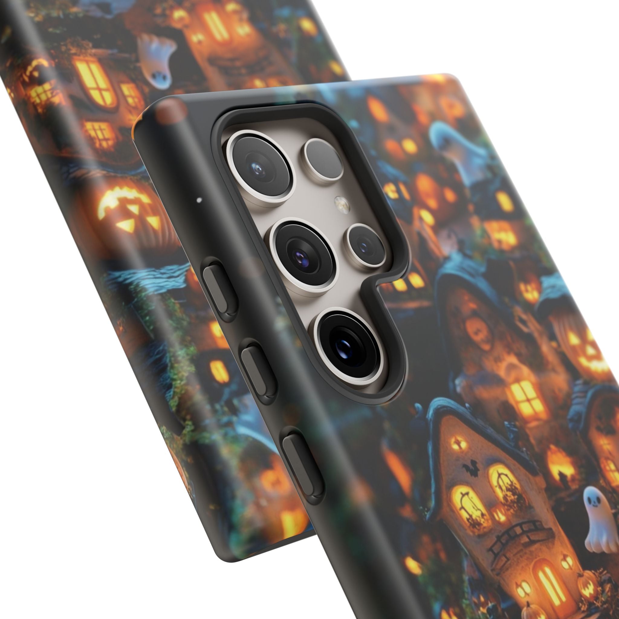 Spooky Pumpkin Village Tough Phone Cases (Season)