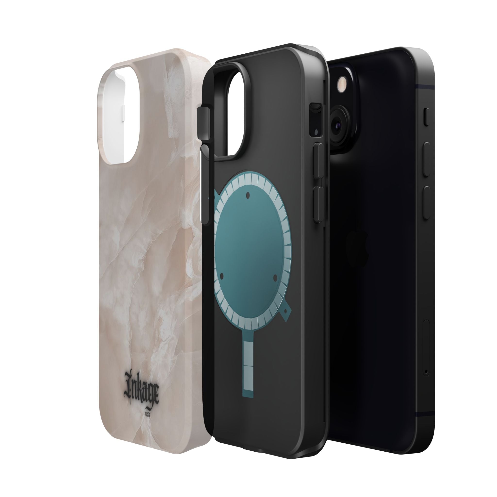 Blush Marble Magnetic Phone Cases (Minimal)