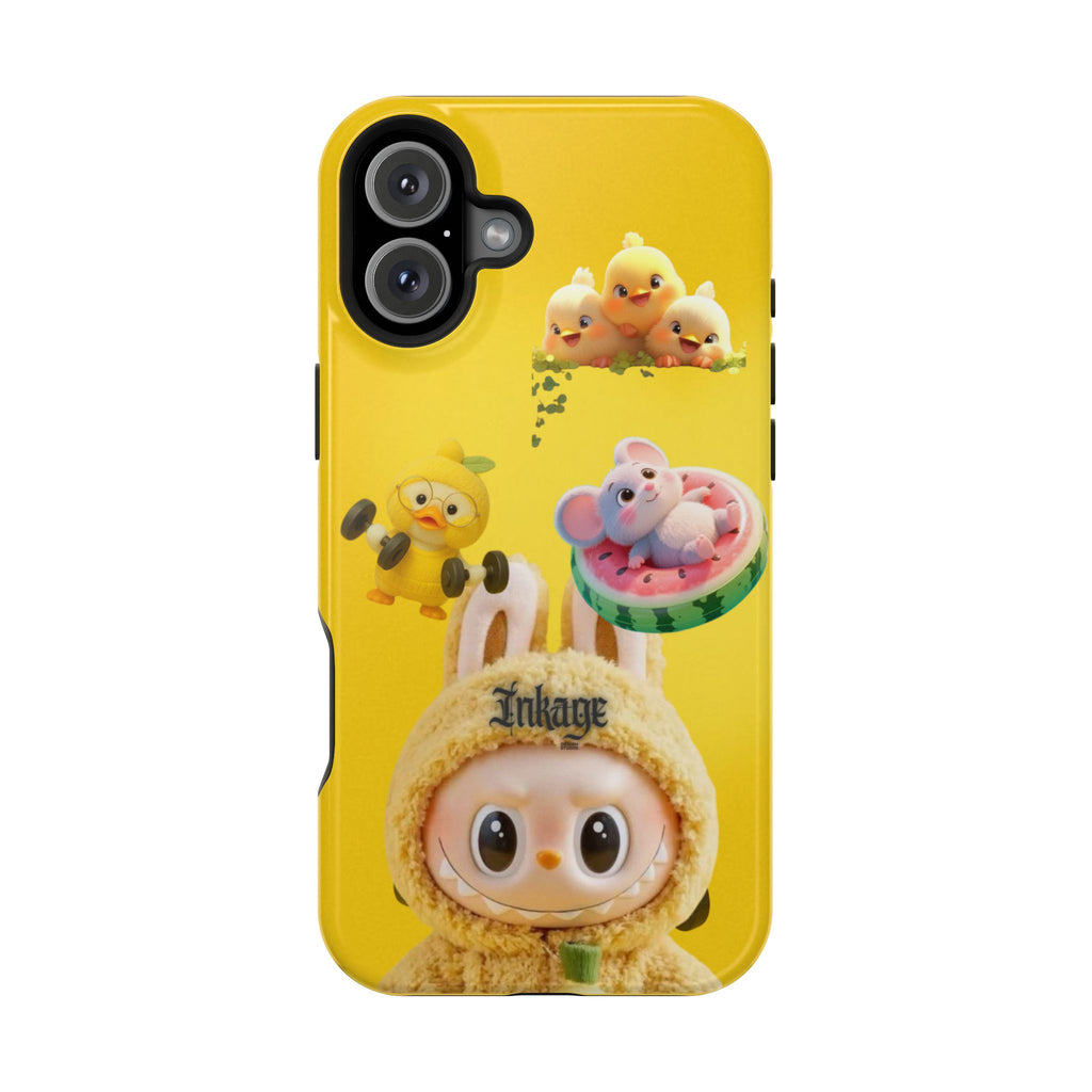 Yellow Cutie Labubu Magnetic Phone Cases (Animation)