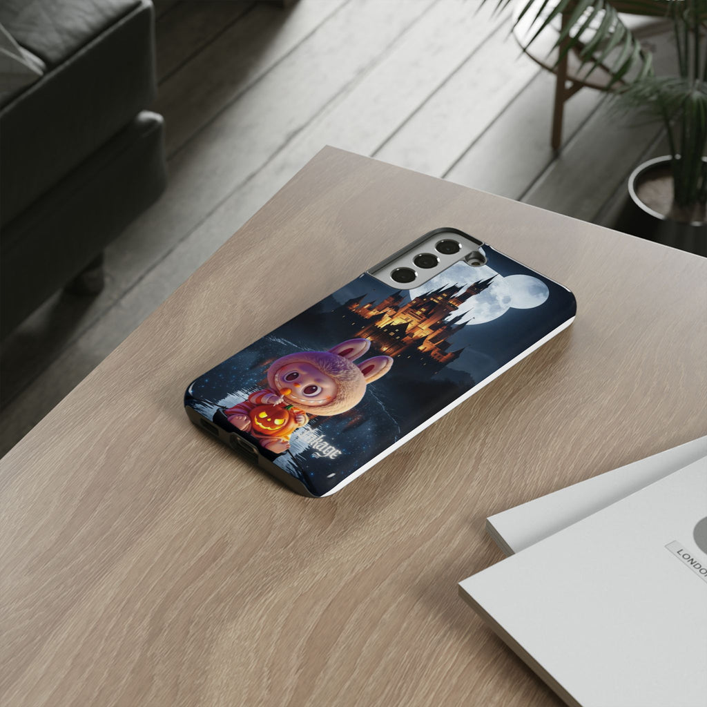 Labubu Halloween On Disney Boat Tough Phone Cases (Season, Animation)