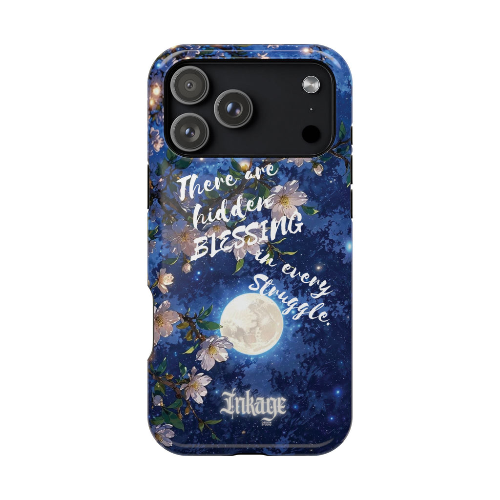 “Moonlit Blessing” Quote Magnetic Phone Cases