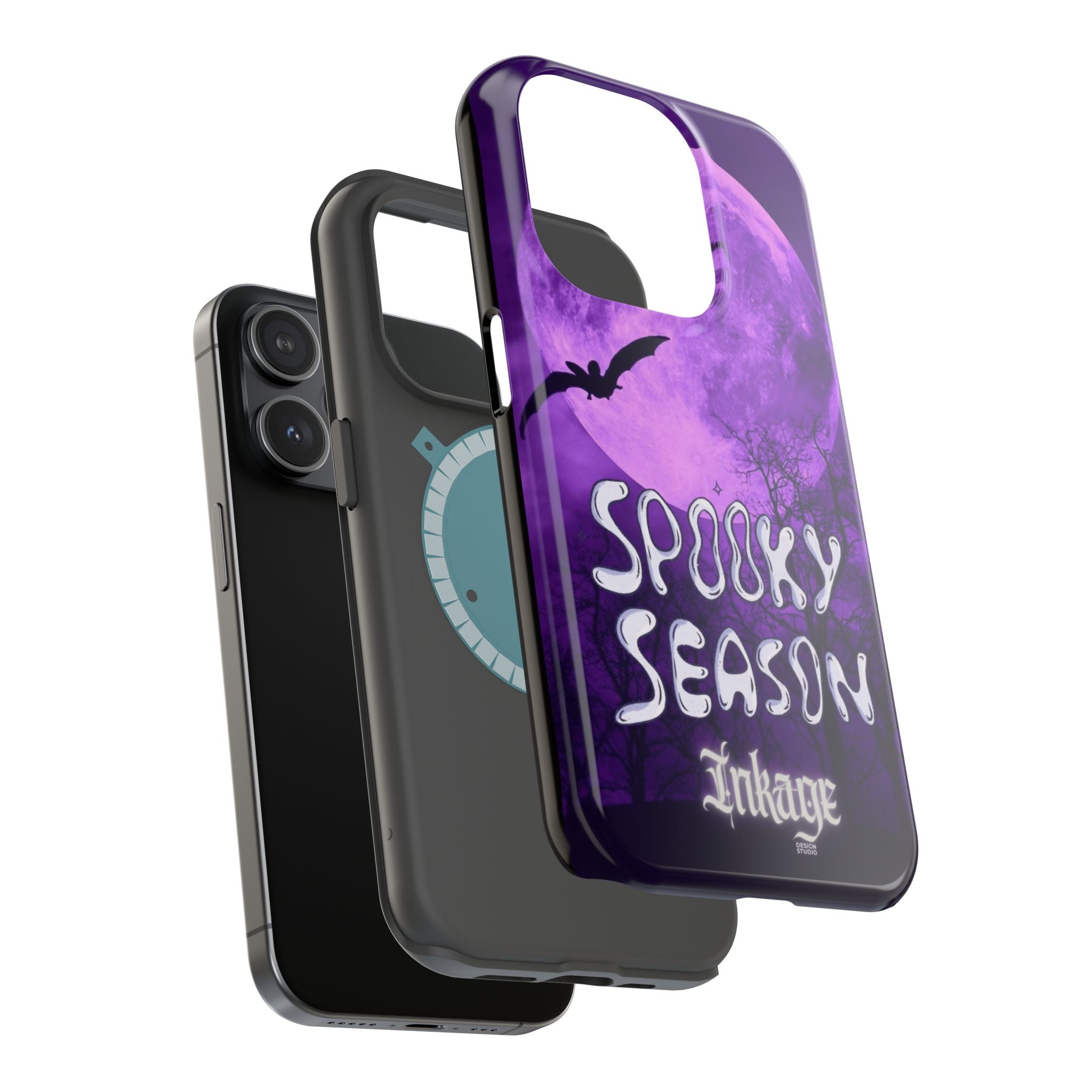 Purple Spooky Season Magnetic Phone Cases (Season)