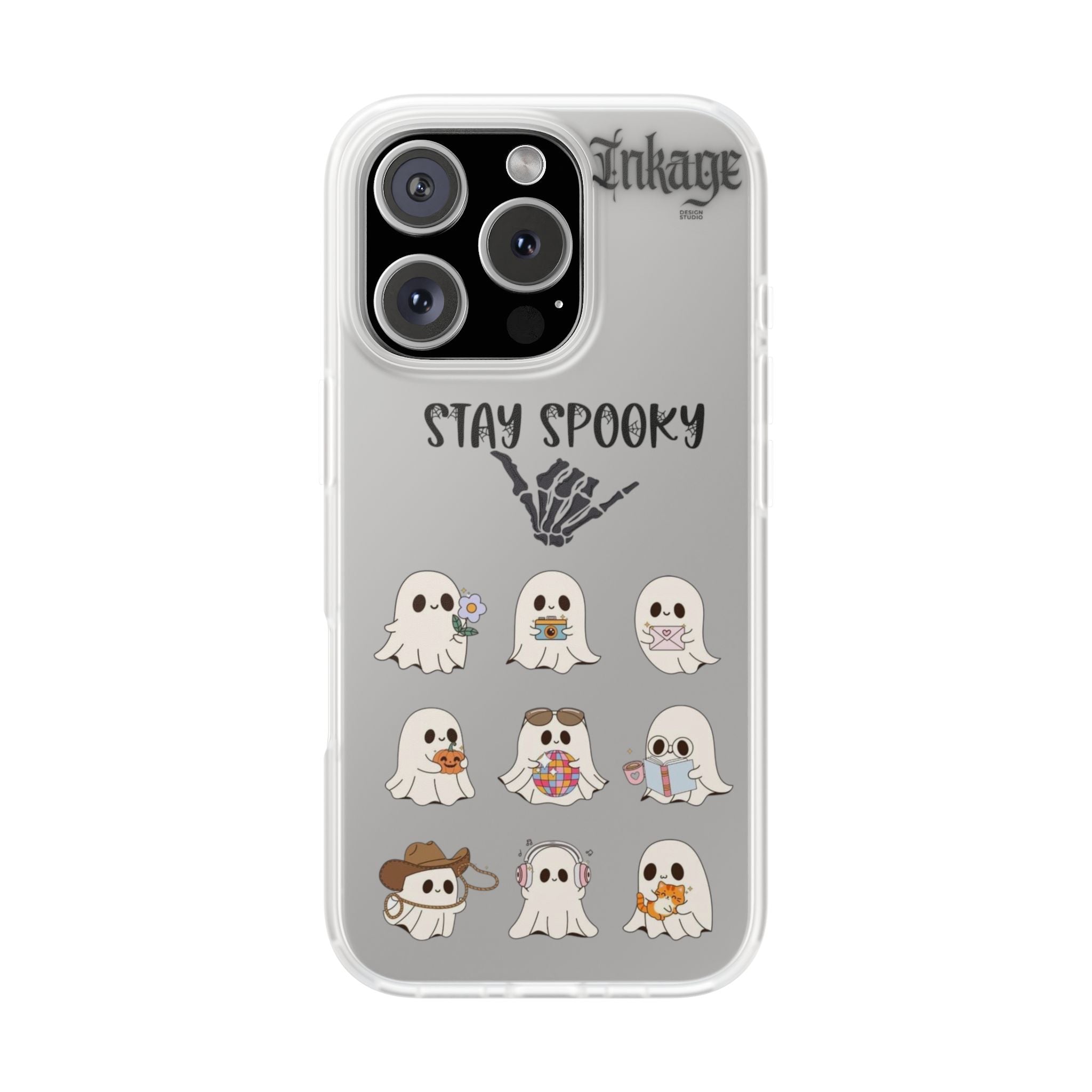 Stay Spooky Clear Phone Cases (Season)