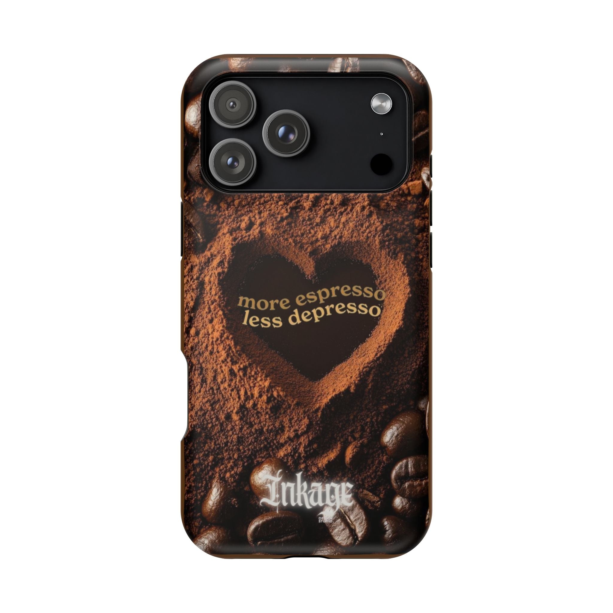 "More Espresso Less Depresso" Magnetic Phone Cases (Quote)