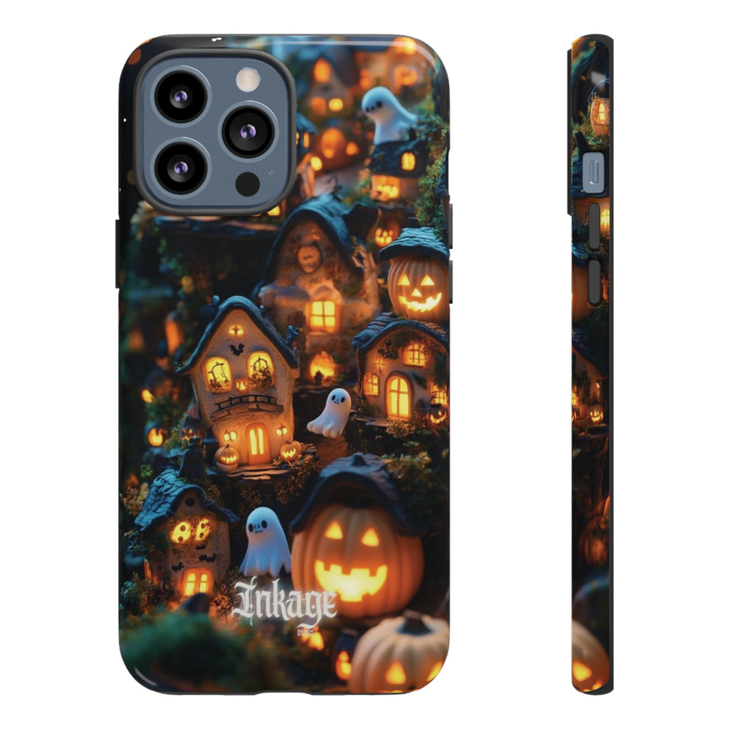 Spooky Pumpkin Village Tough Phone Cases (Season)