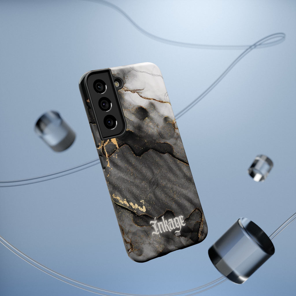 White Noir Marble Gold Foil Magnetic Phone Cases