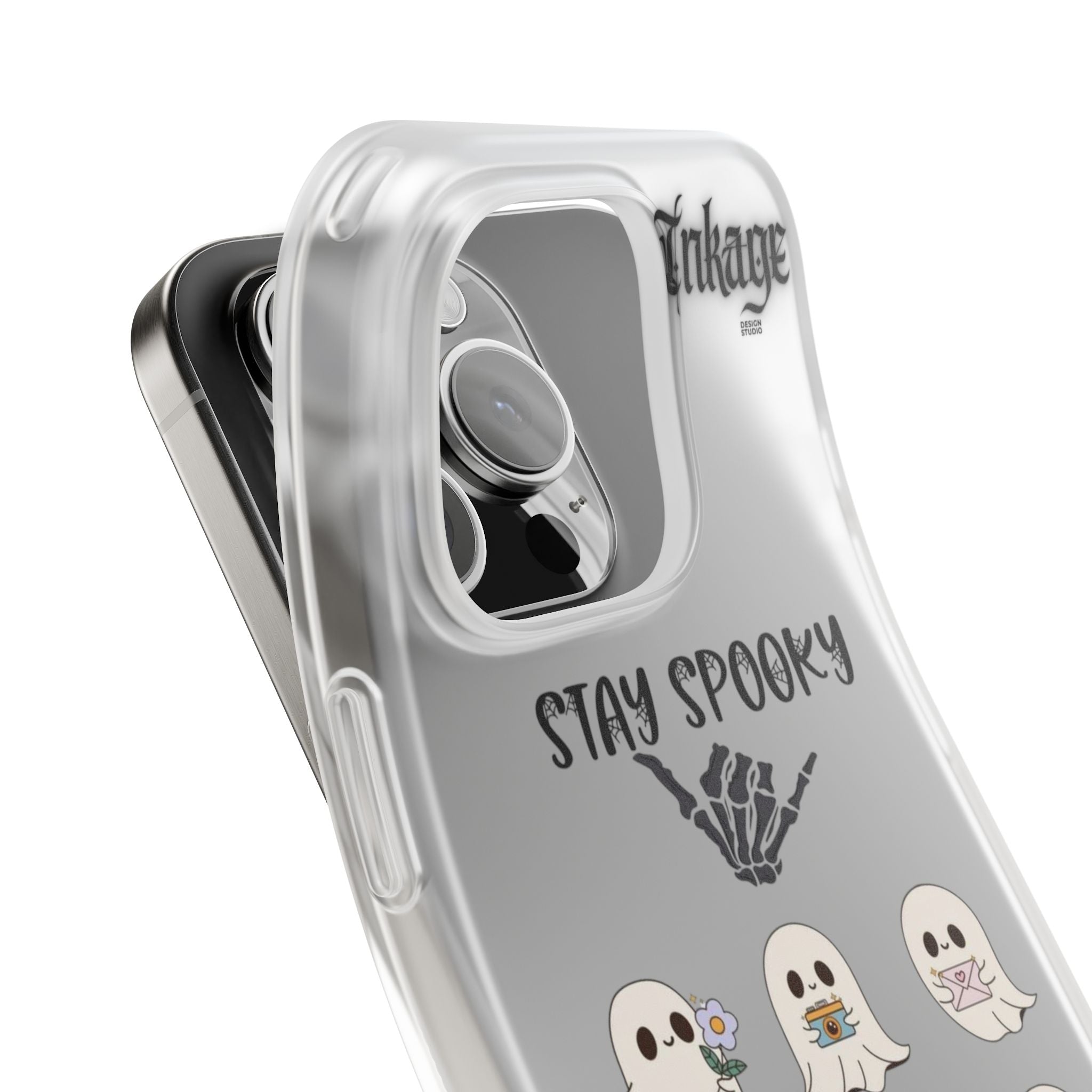 Stay Spooky Clear Phone Cases (Season)