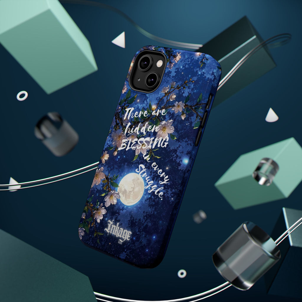 “Moonlit Blessing” Quote Magnetic Phone Cases