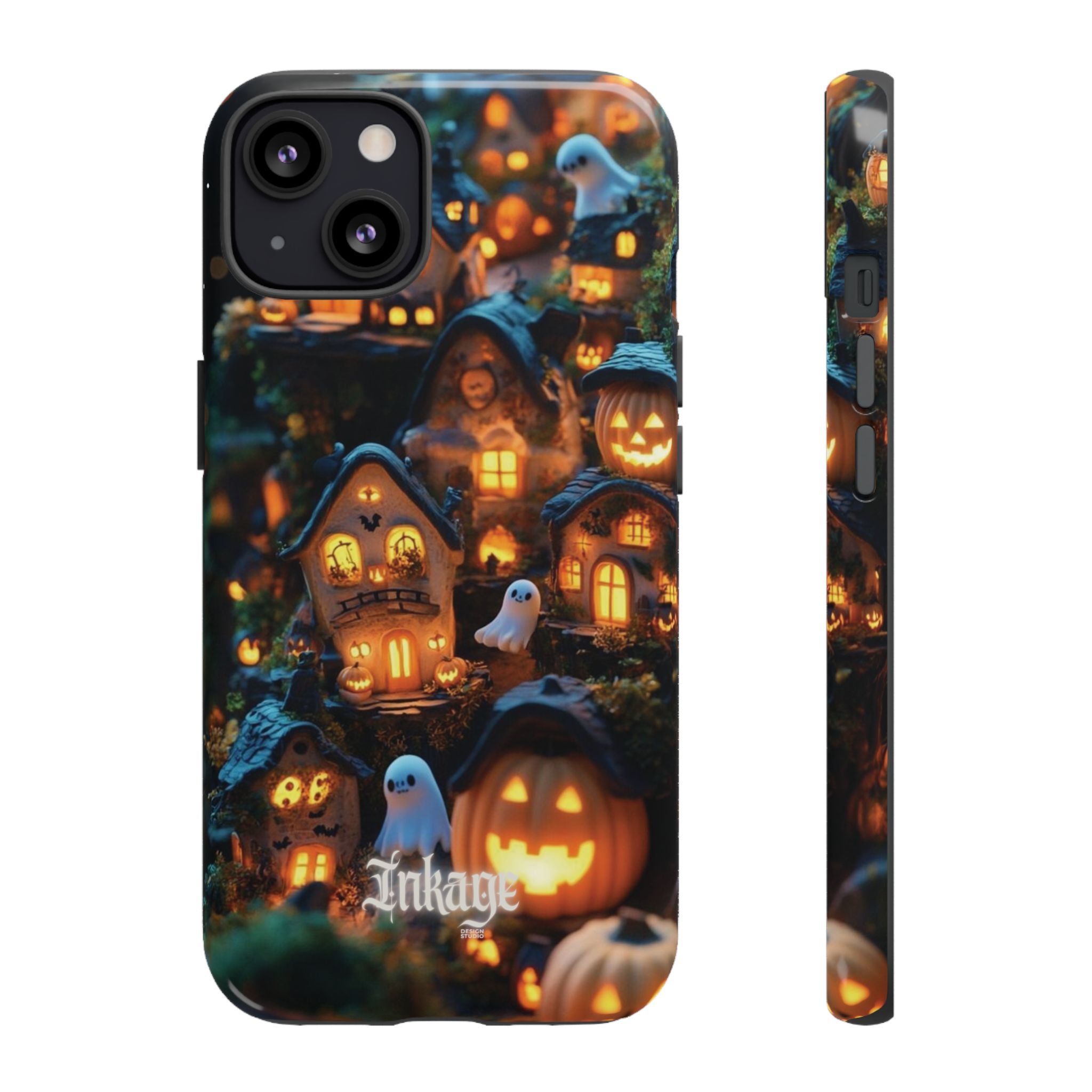 Spooky Pumpkin Village Tough Phone Cases (Season)