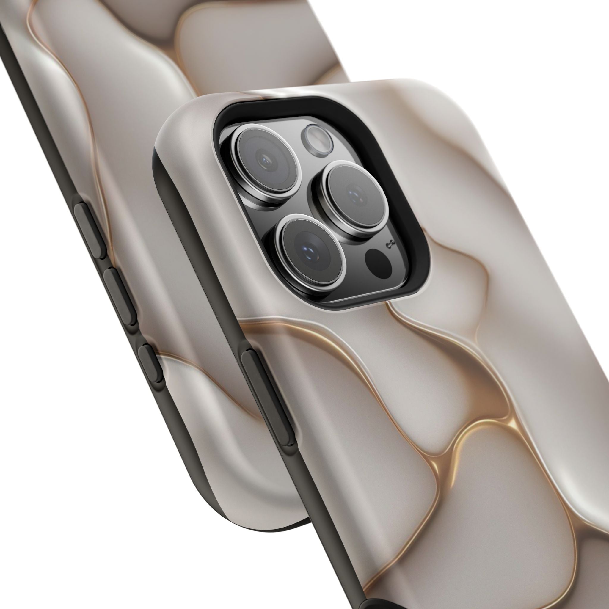 Golden Flow Magnetic Phone Cases (Minimal)