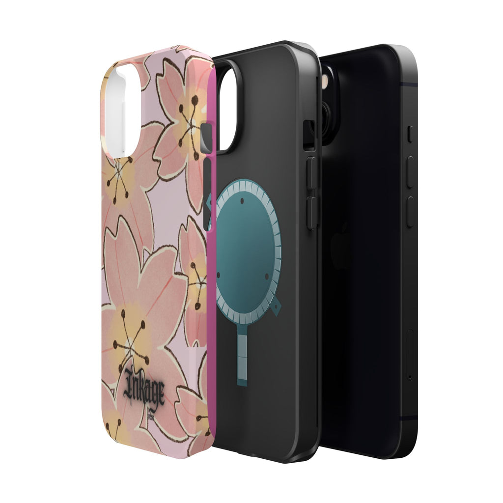 Charming Floral Magnetic Phone Case (Minimal)