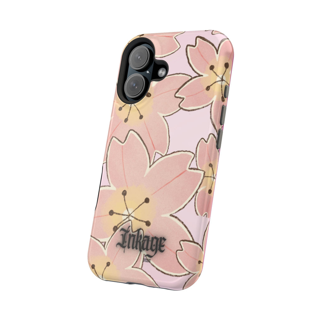 Charming Floral Magnetic Phone Case (Minimal)