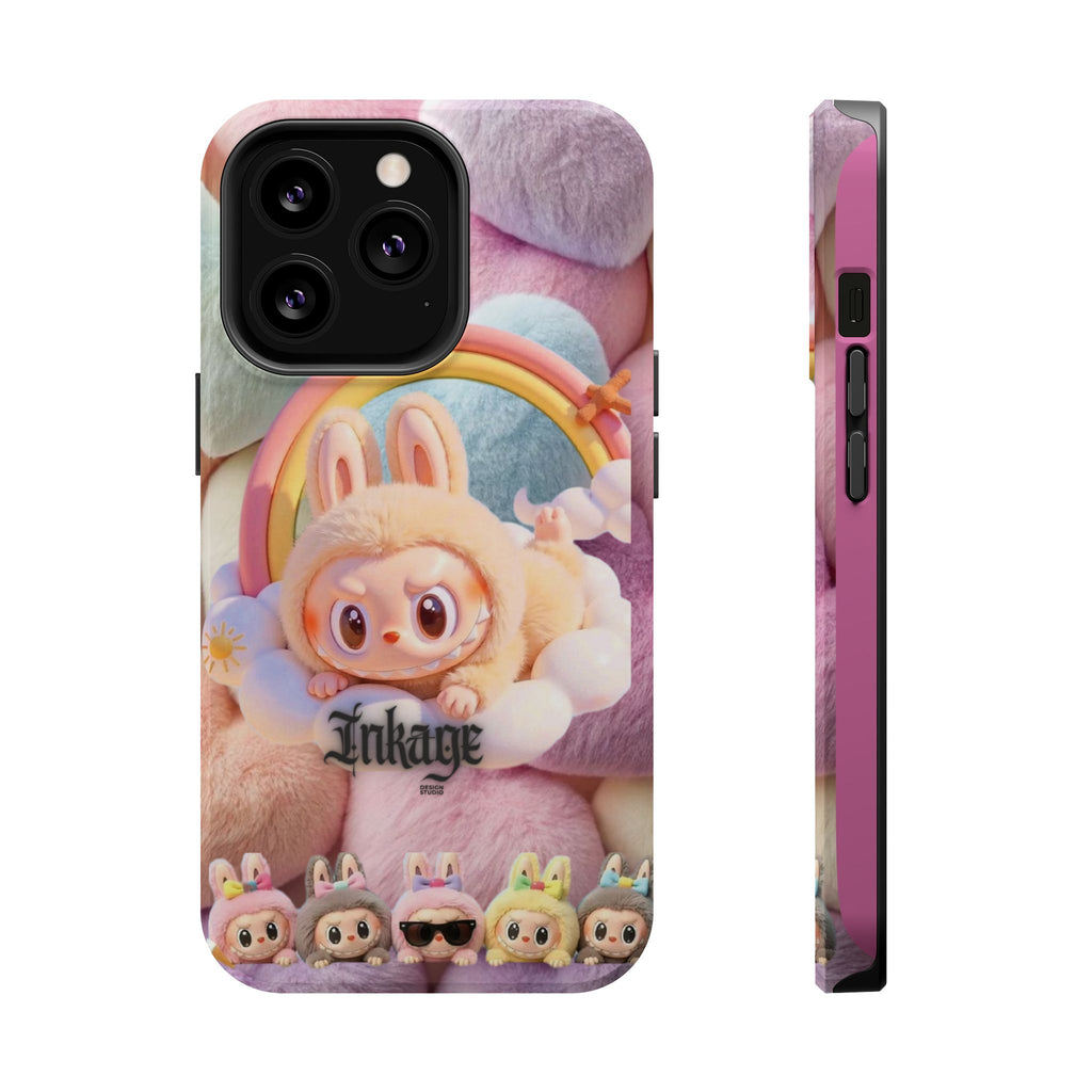 Pastel Rainbow Labubu Magnetic Phone Cases(Animation)