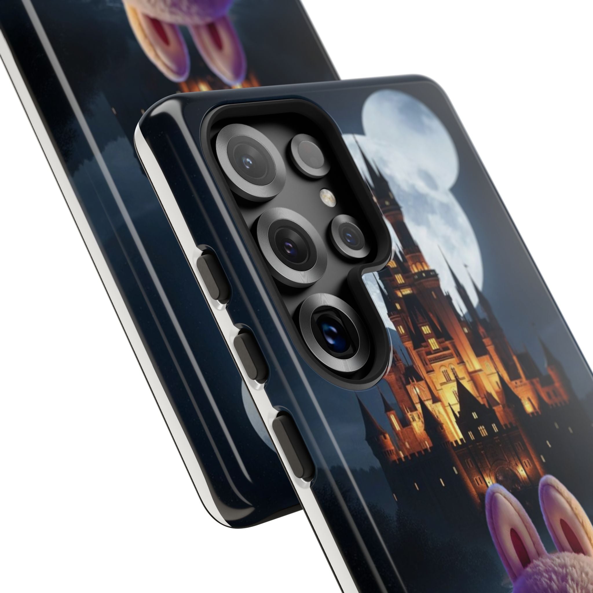 Labubu Halloween On Disney Boat Tough Phone Cases (Season, Animation)