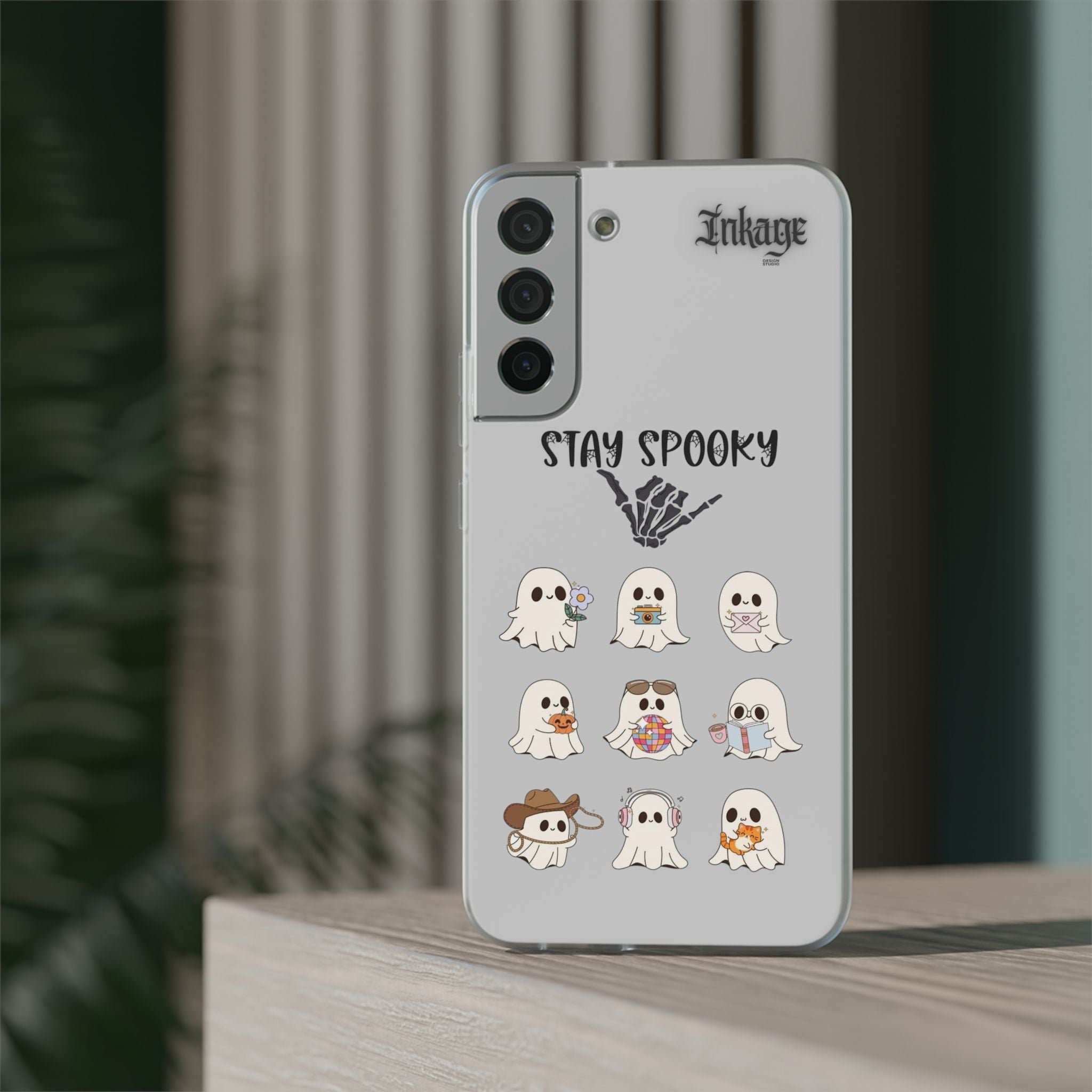 Stay Spooky Clear Phone Cases (Season)