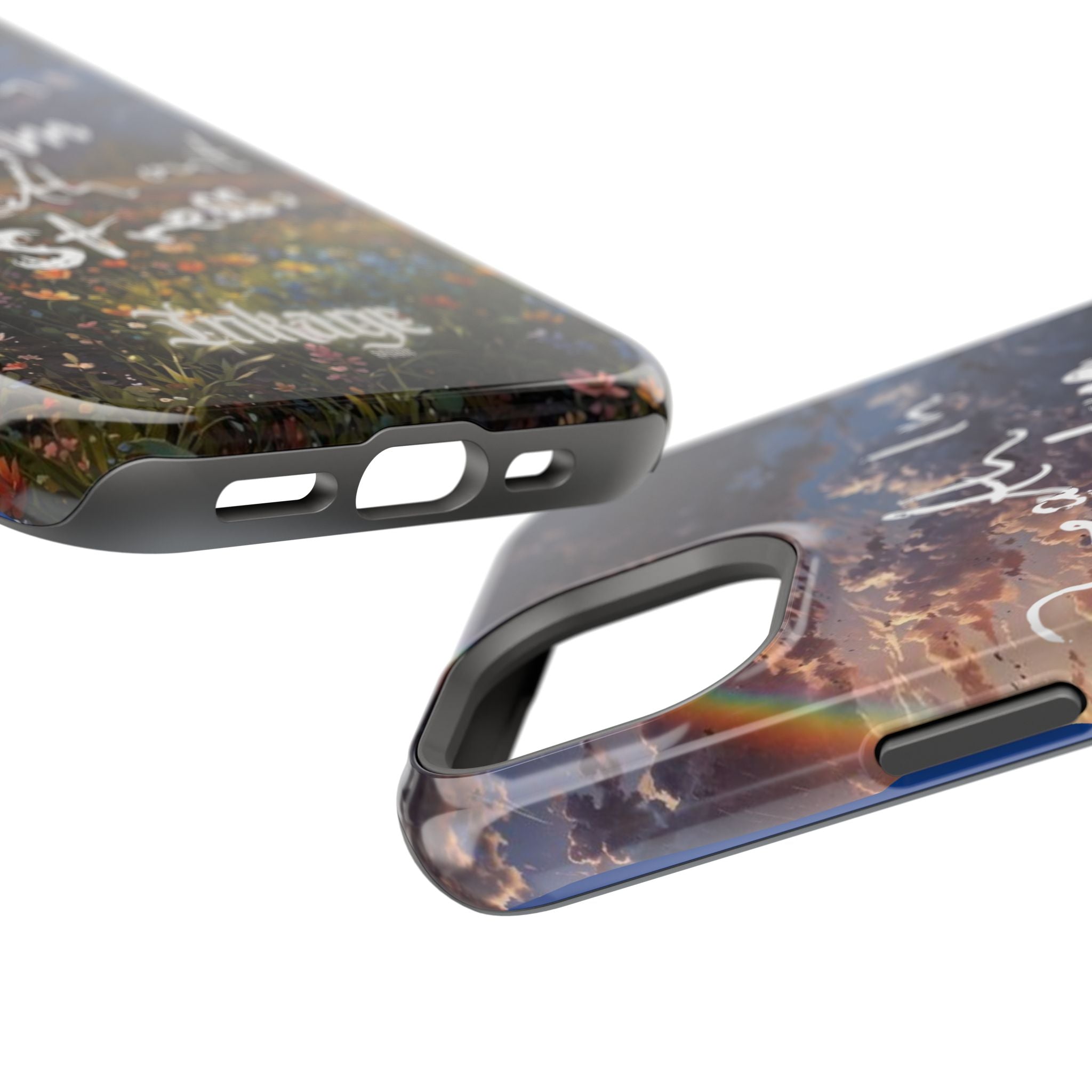 "Breath in Calm Breath out Stress" Quote Magnetic Phone Cases