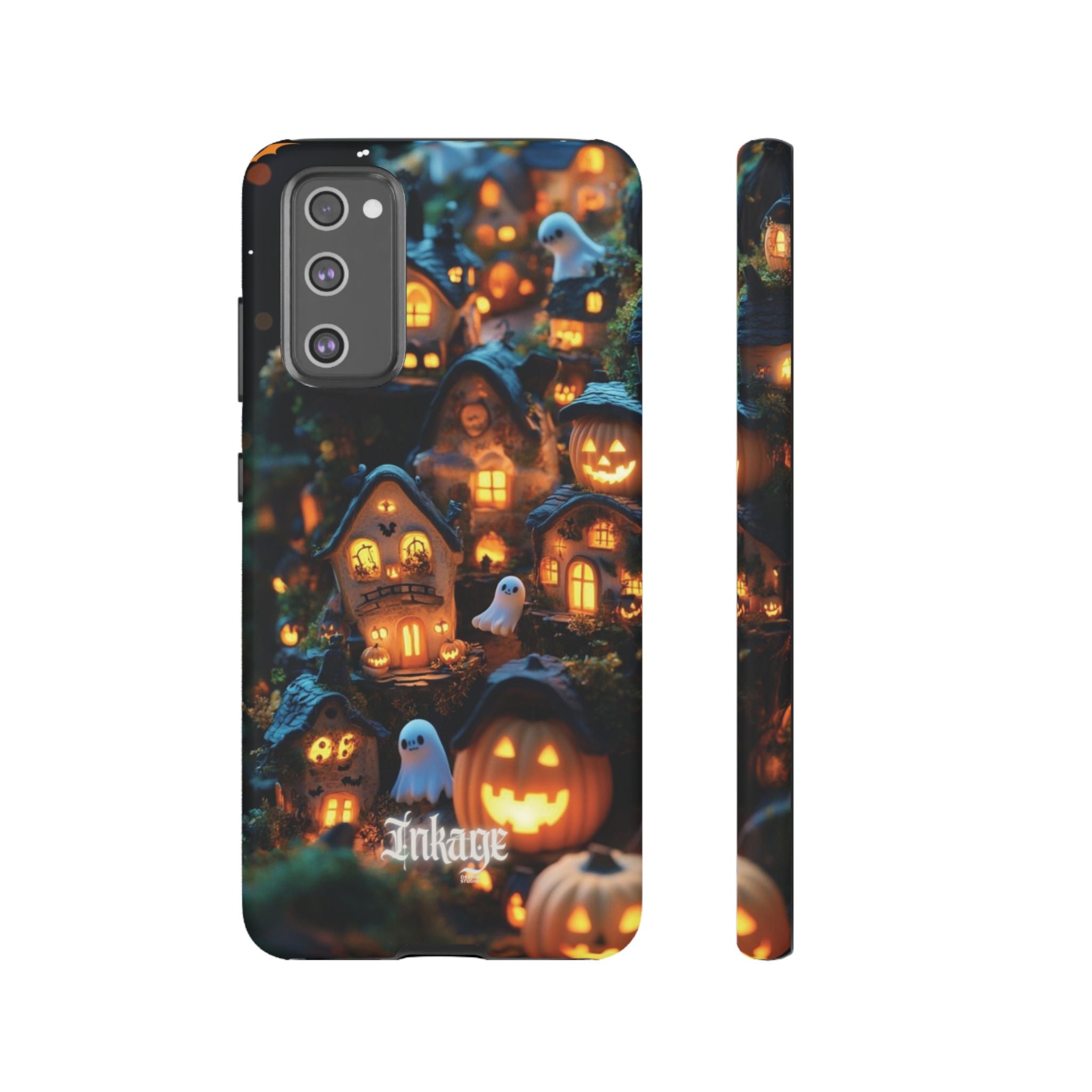 Spooky Pumpkin Village Tough Phone Cases (Season)