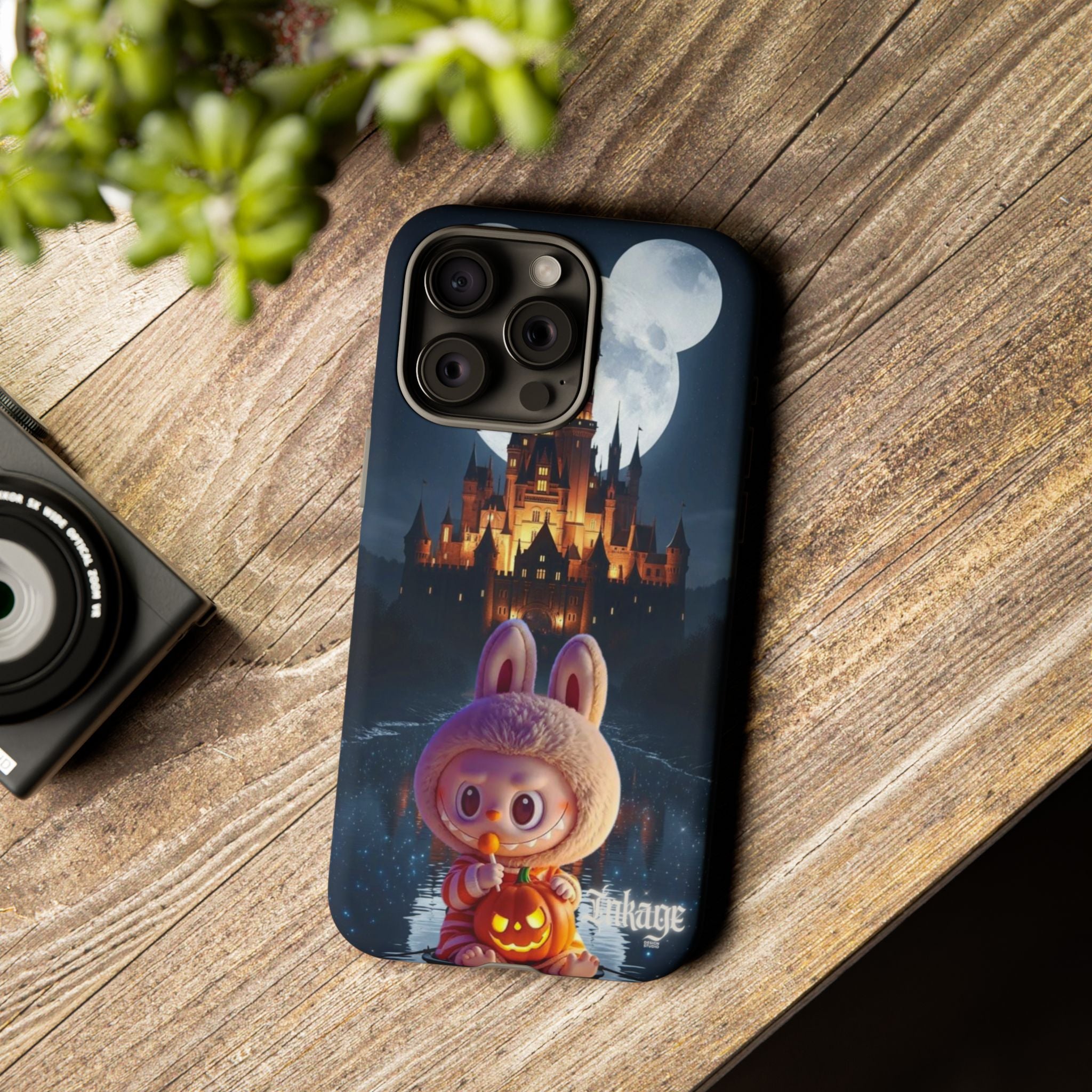 Labubu Halloween On Disney Boat Tough Phone Cases (Season, Animation)