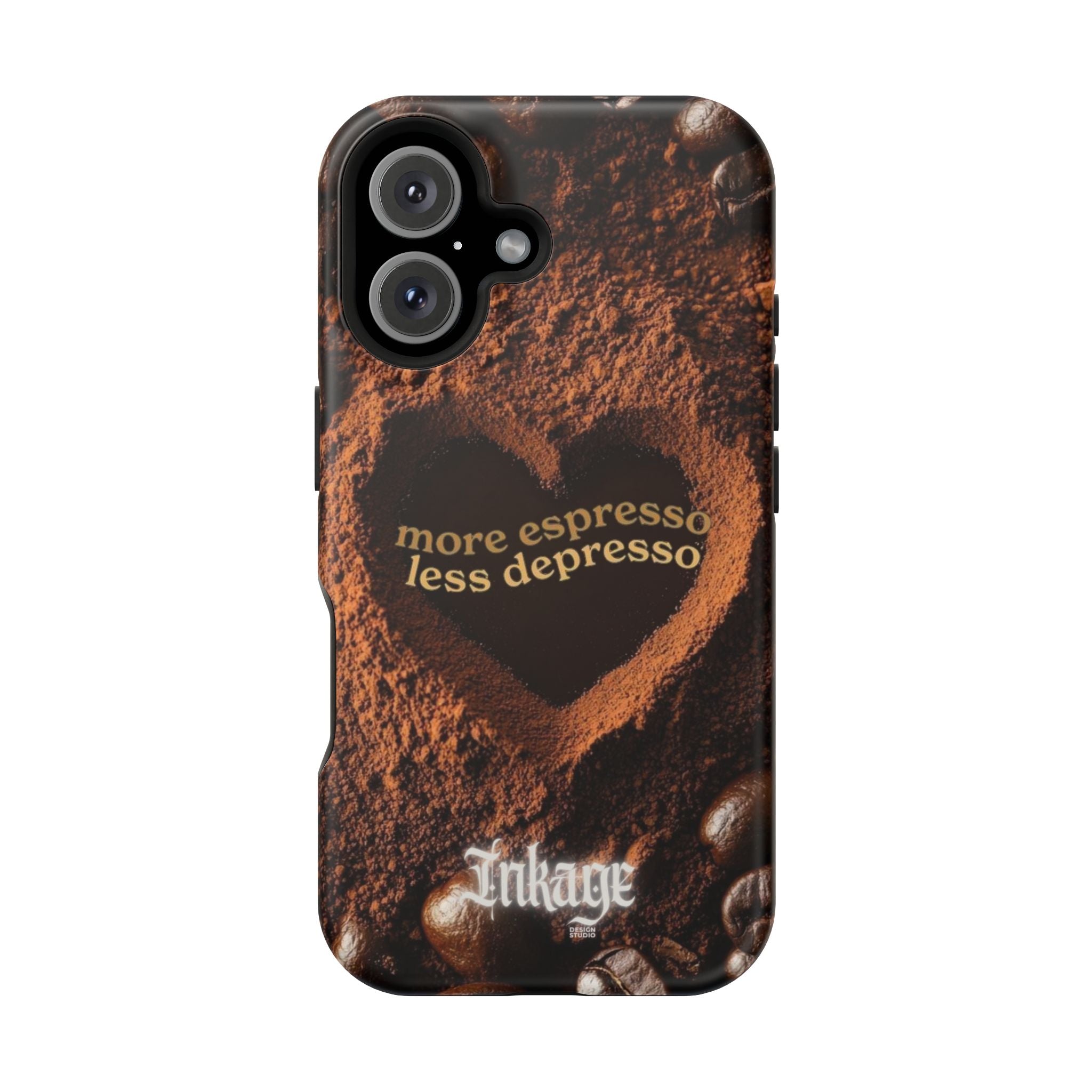 "More Espresso Less Depresso" Quote Magnetic Phone Cases