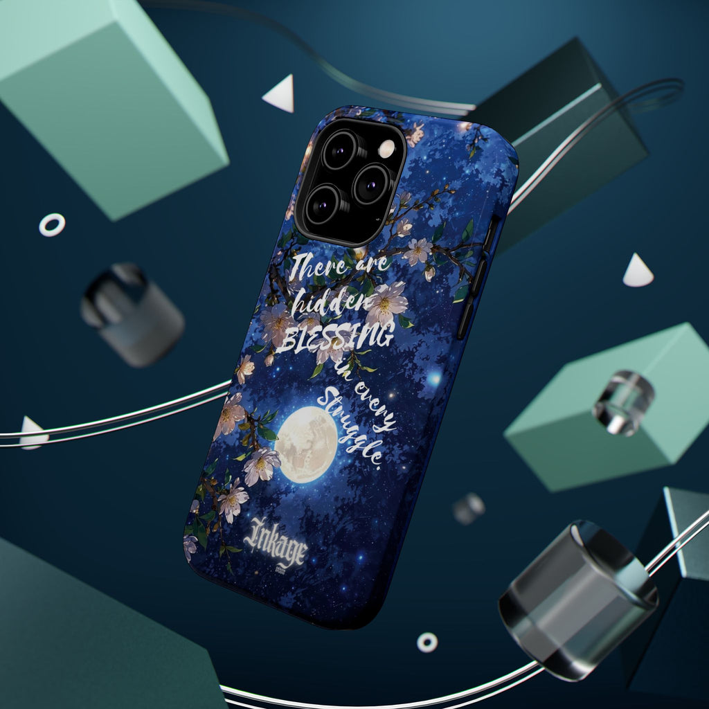 “Moonlit Blessing” Quote Magnetic Phone Cases