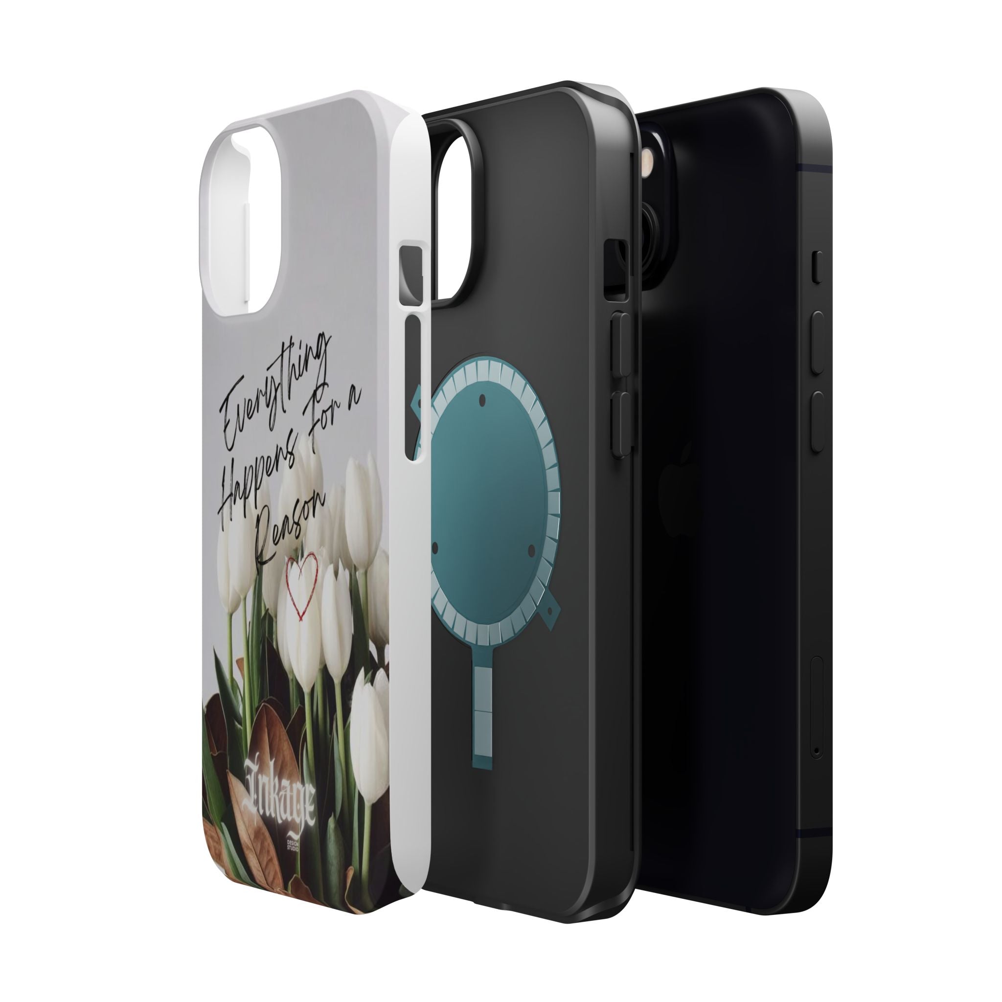 "Everything Happens for a Reason" Magnetic Phone Cases (Quote)