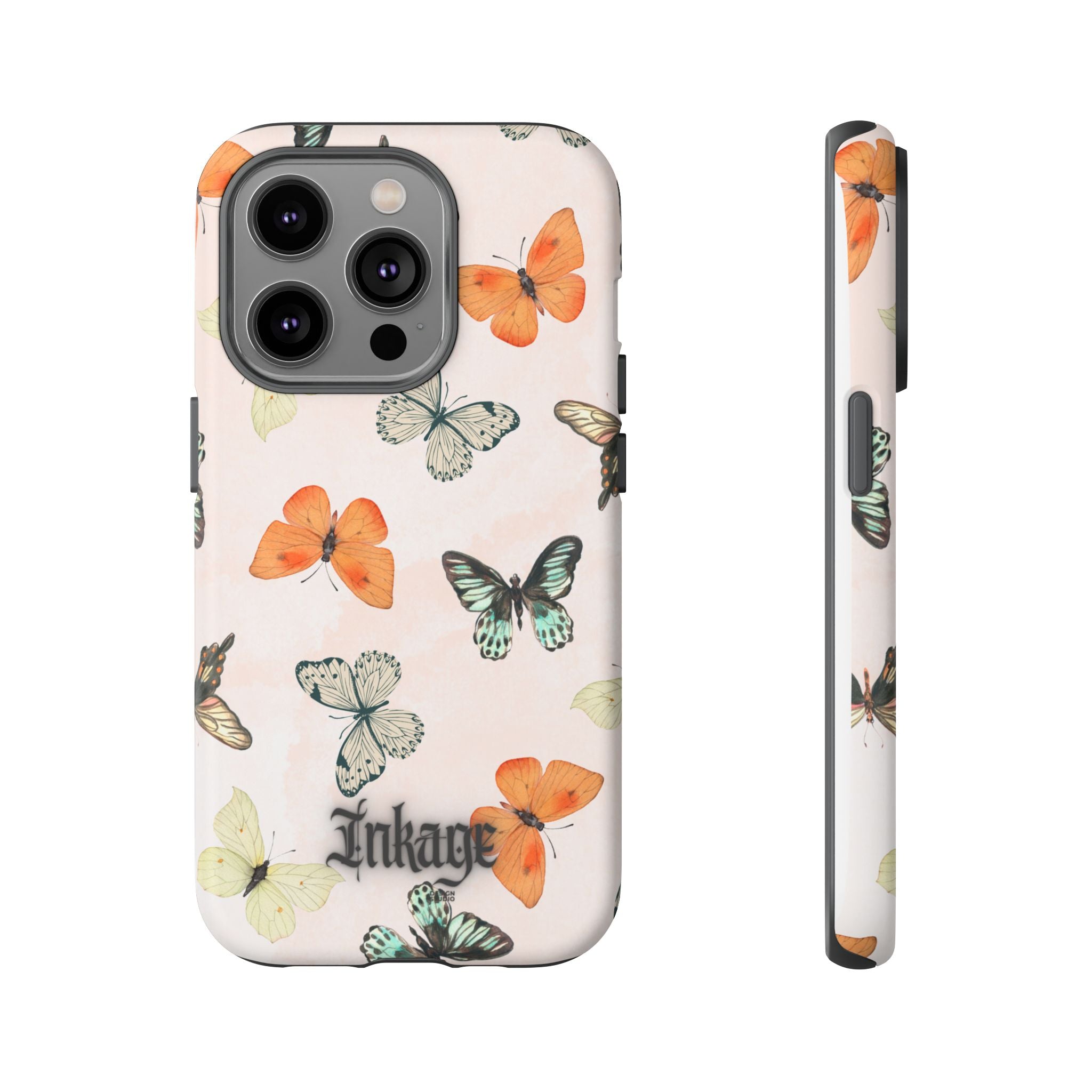 Color Butterfly Tough Phone Case (Minimal)