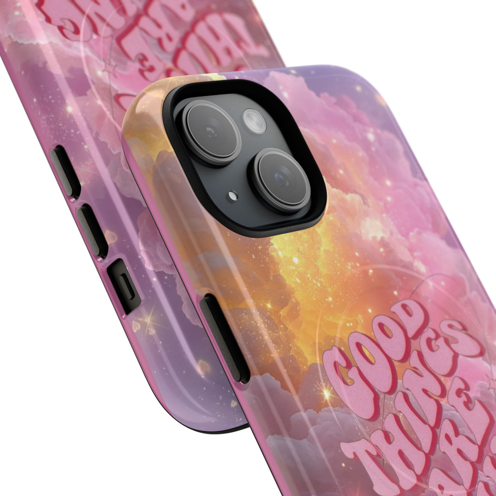 "Good Things Are Coming" with Tough Magnetic Phone Cases (Quote)