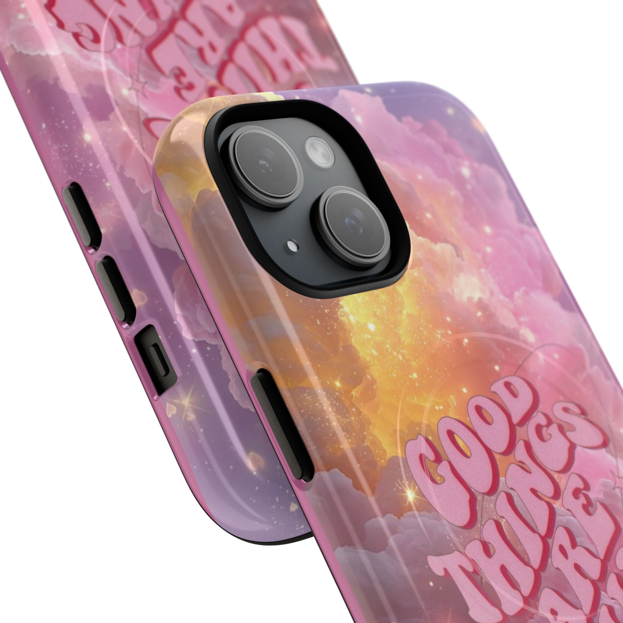 "Good Things Are Coming" with Tough Magnetic Phone Cases (Quote)