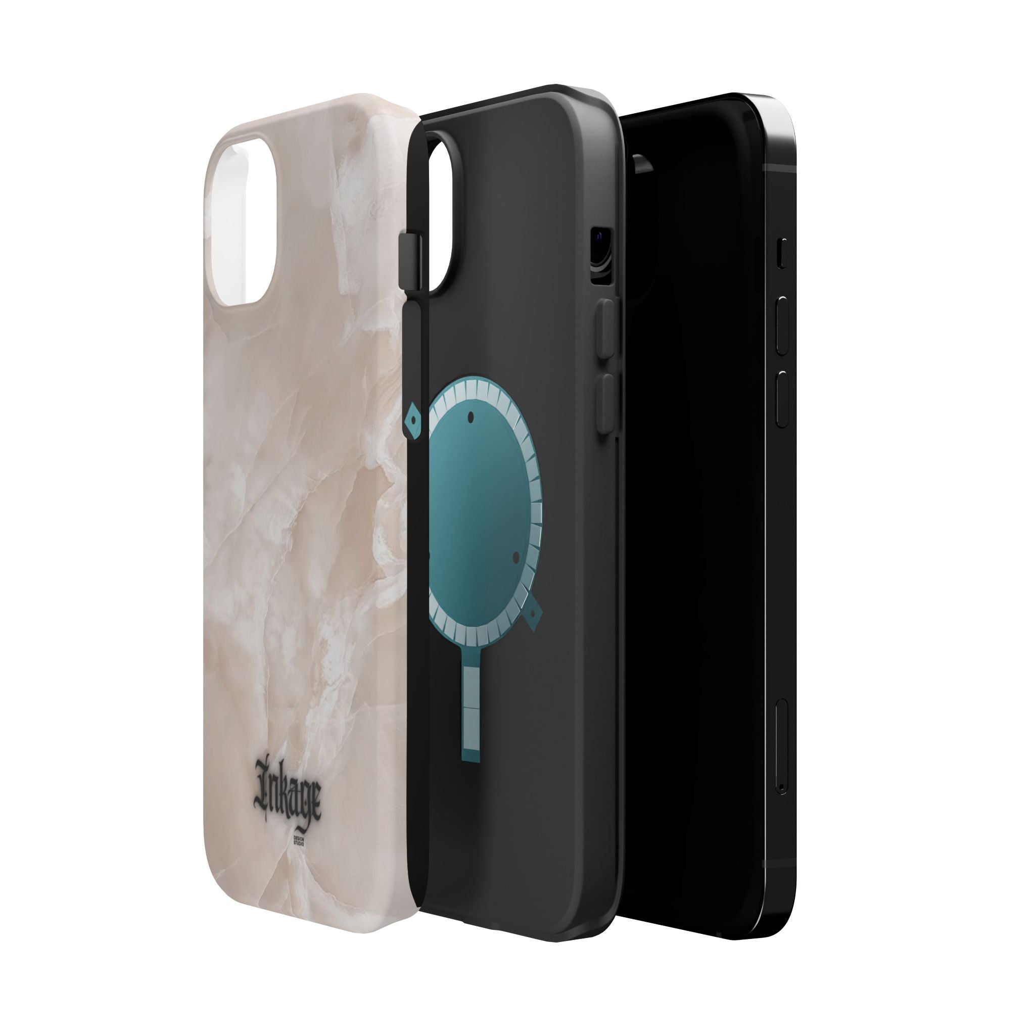 Blush Marble Magnetic Phone Cases (Minimal)