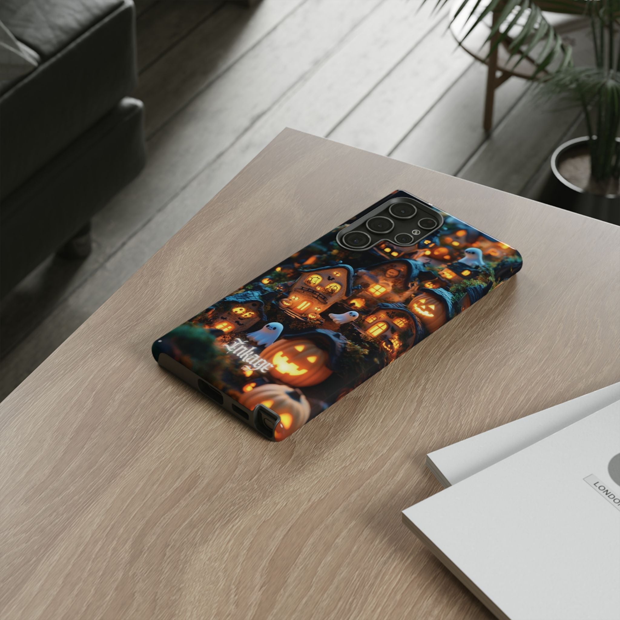 Spooky Pumpkin Village Tough Phone Cases (Season)
