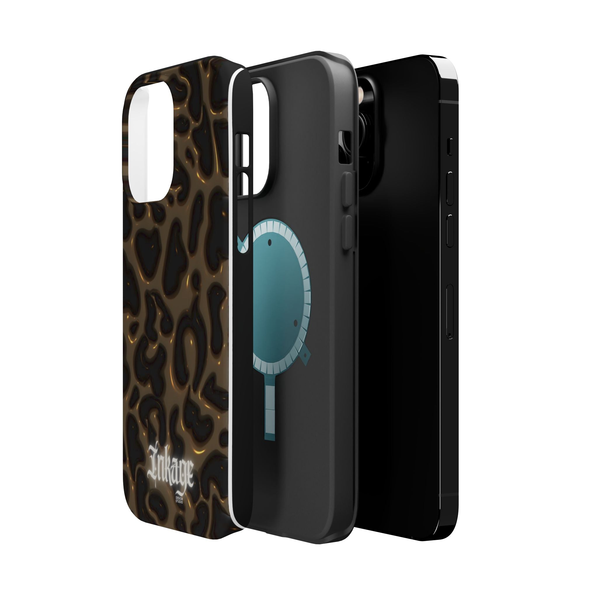 Leopard Print Magnetic Phone Cases (Minimal)