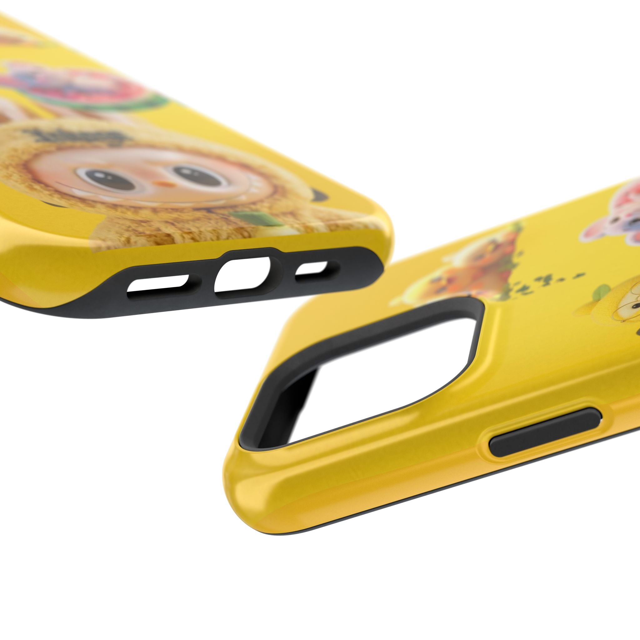 Yellow Cutie Labubu Magnetic Phone Cases (Animation)