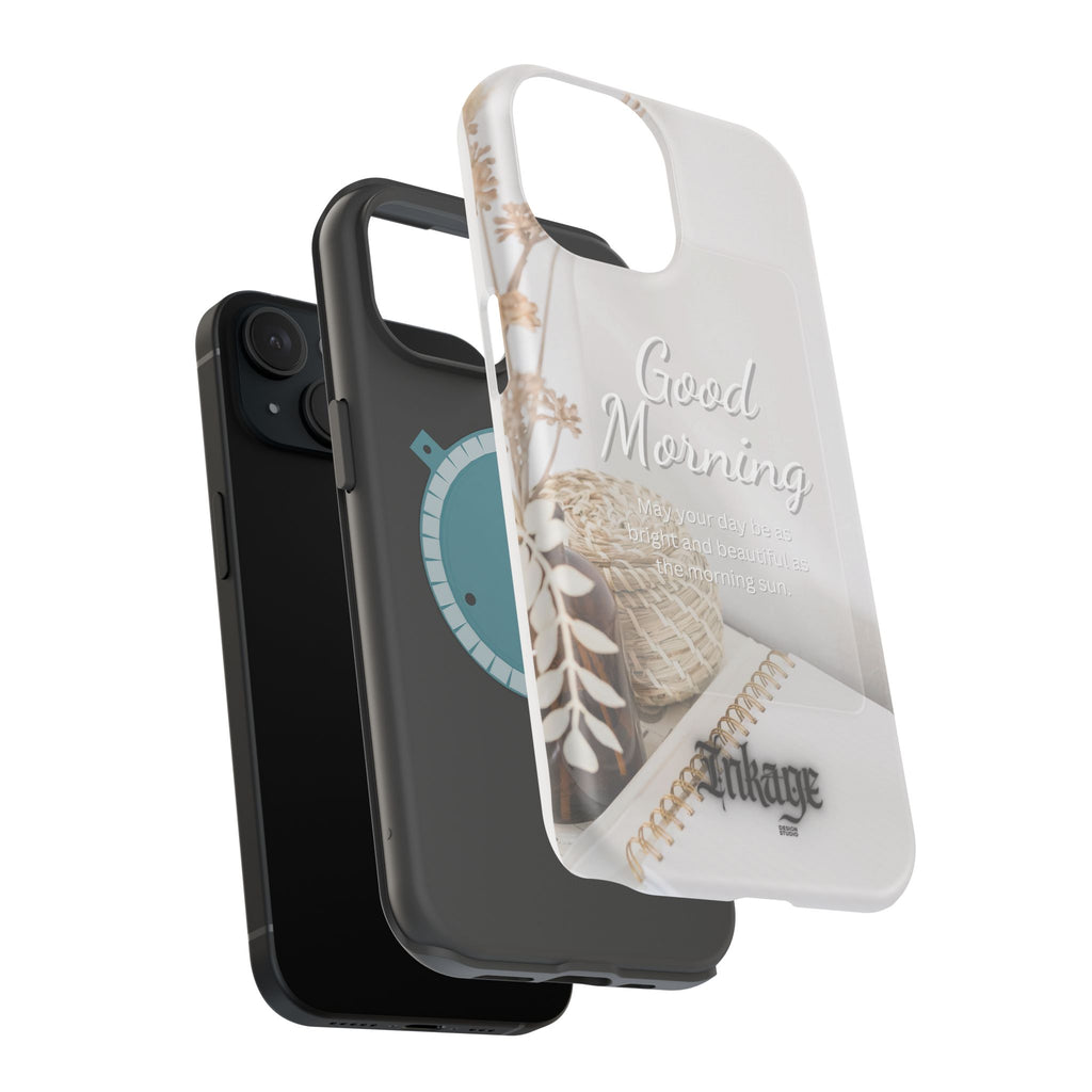 "Good Morning" Magnetic Phone Cases (Quote)