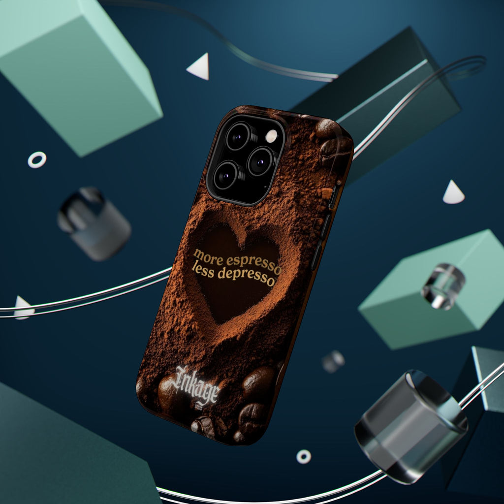 "More Espresso Less Depresso" Quote Magnetic Phone Cases