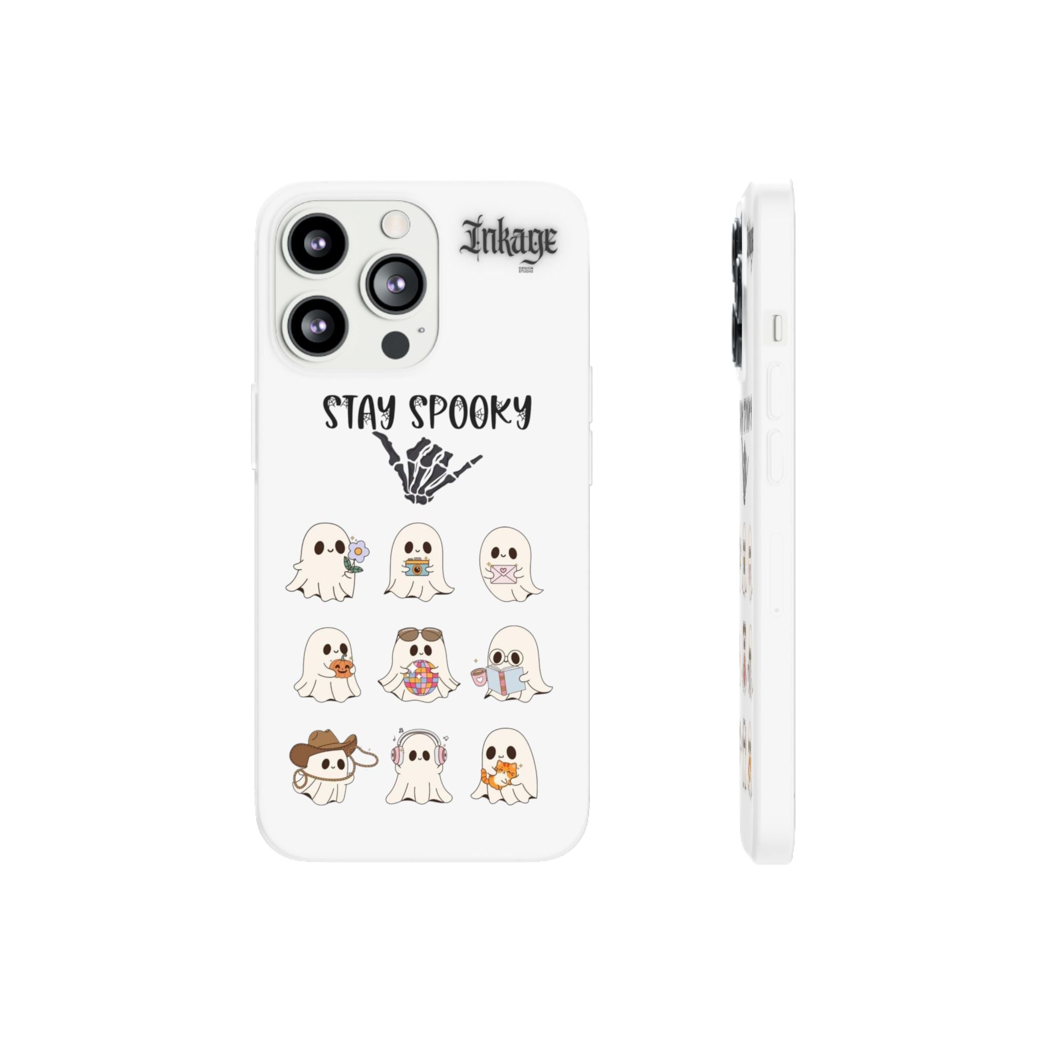 Stay Spooky Clear Phone Cases (Season)